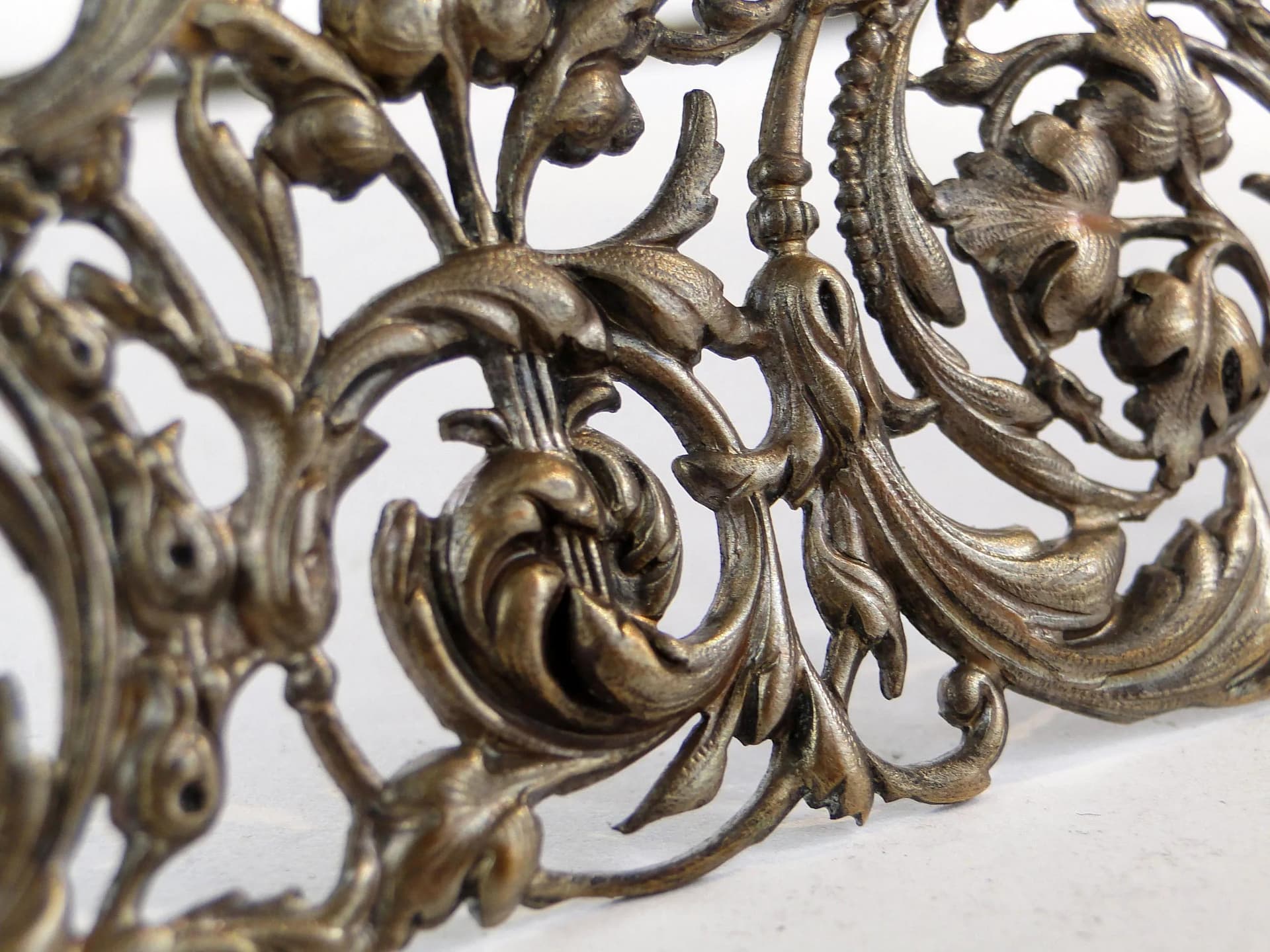 Standing photo frame, silver, brass, Poland, 19th c. - 28912