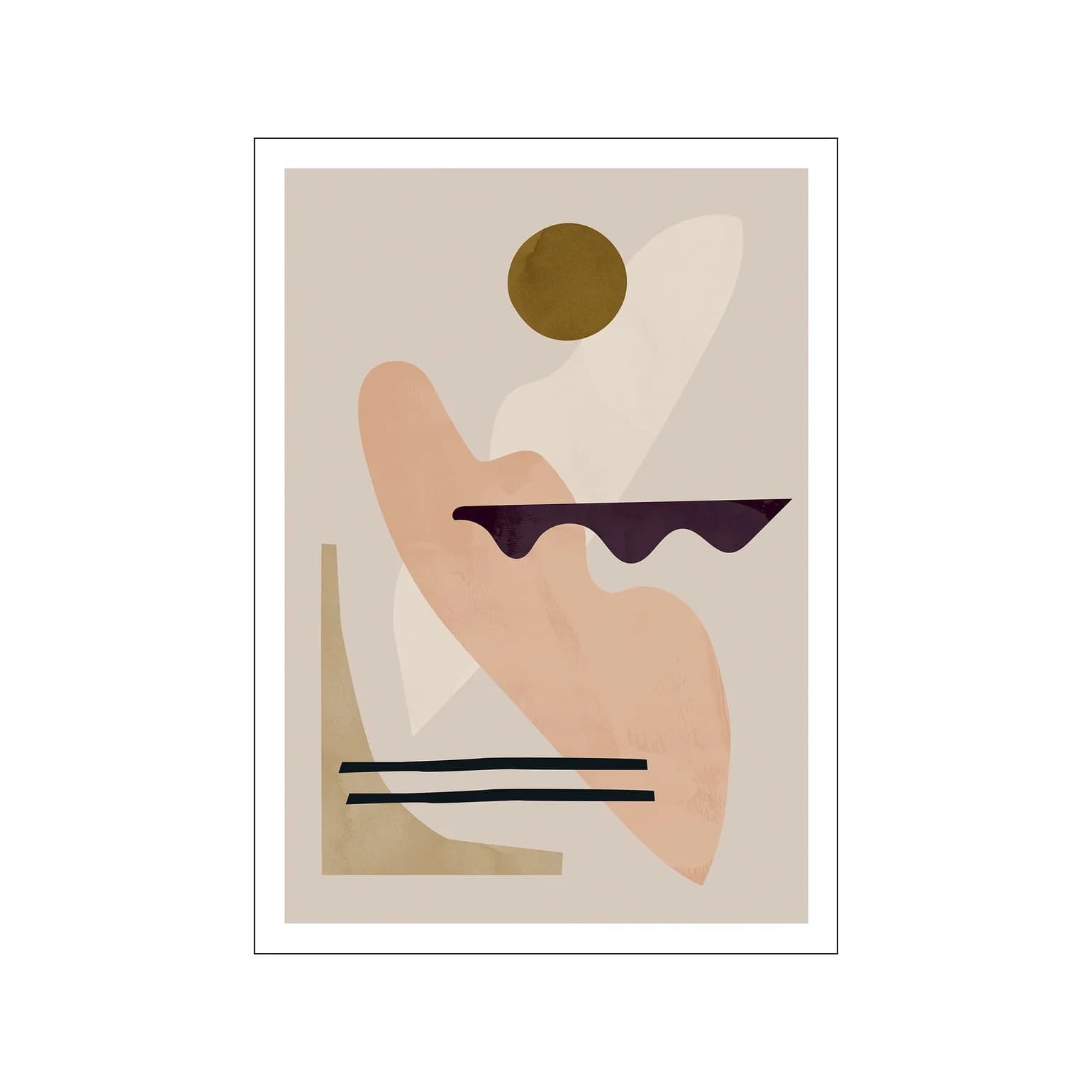 Plakat Mellow 30x40 cm, aut. J. Skácelík (z ekspozycji)
