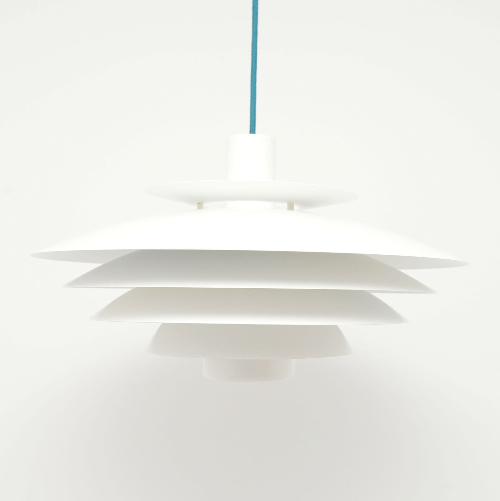 Pendant lamp Form Light, white metal, Denmark, 1970s. - 391047