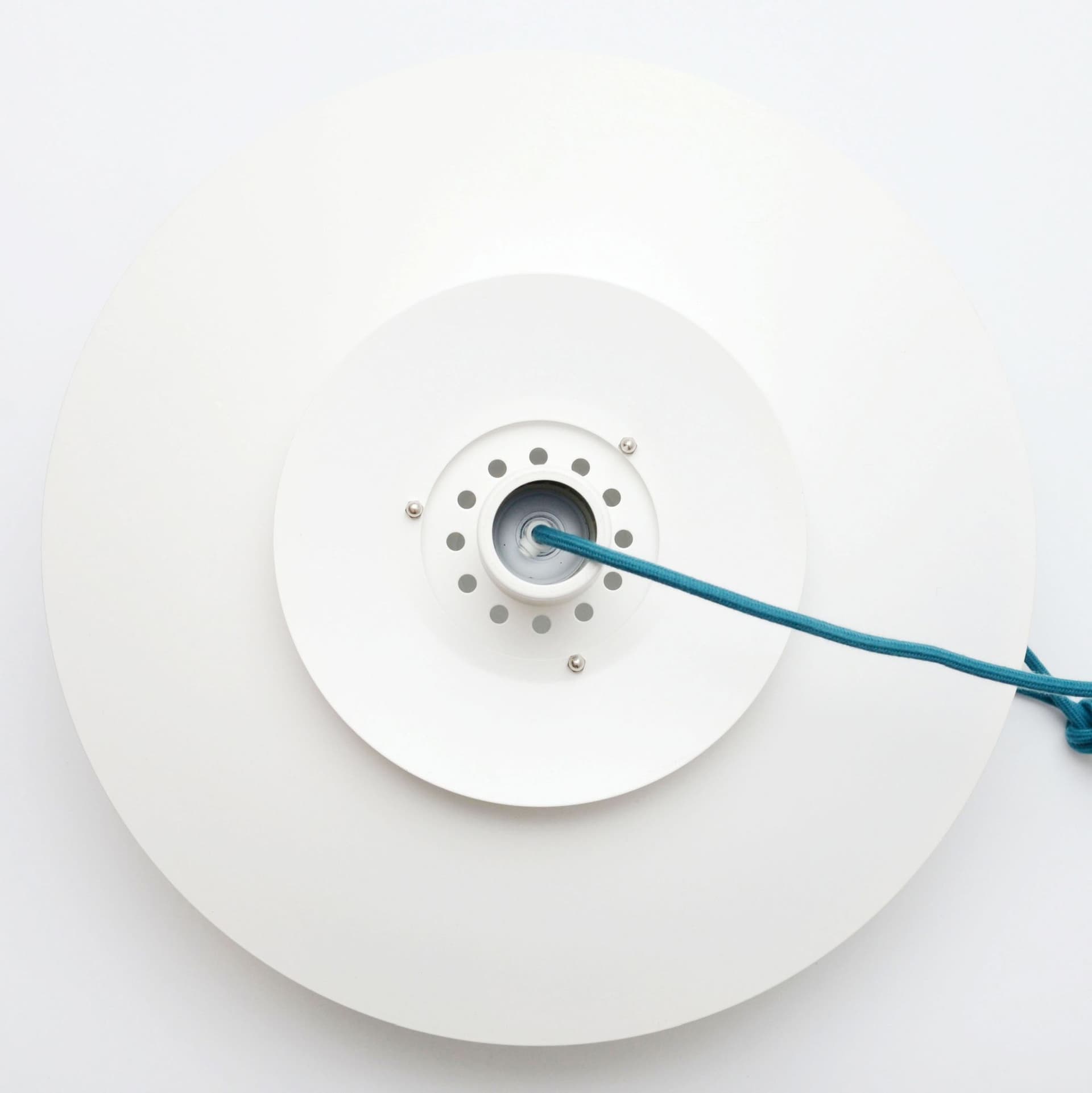 Pendant lamp Form Light, white metal, Denmark, 1970s. - 391052