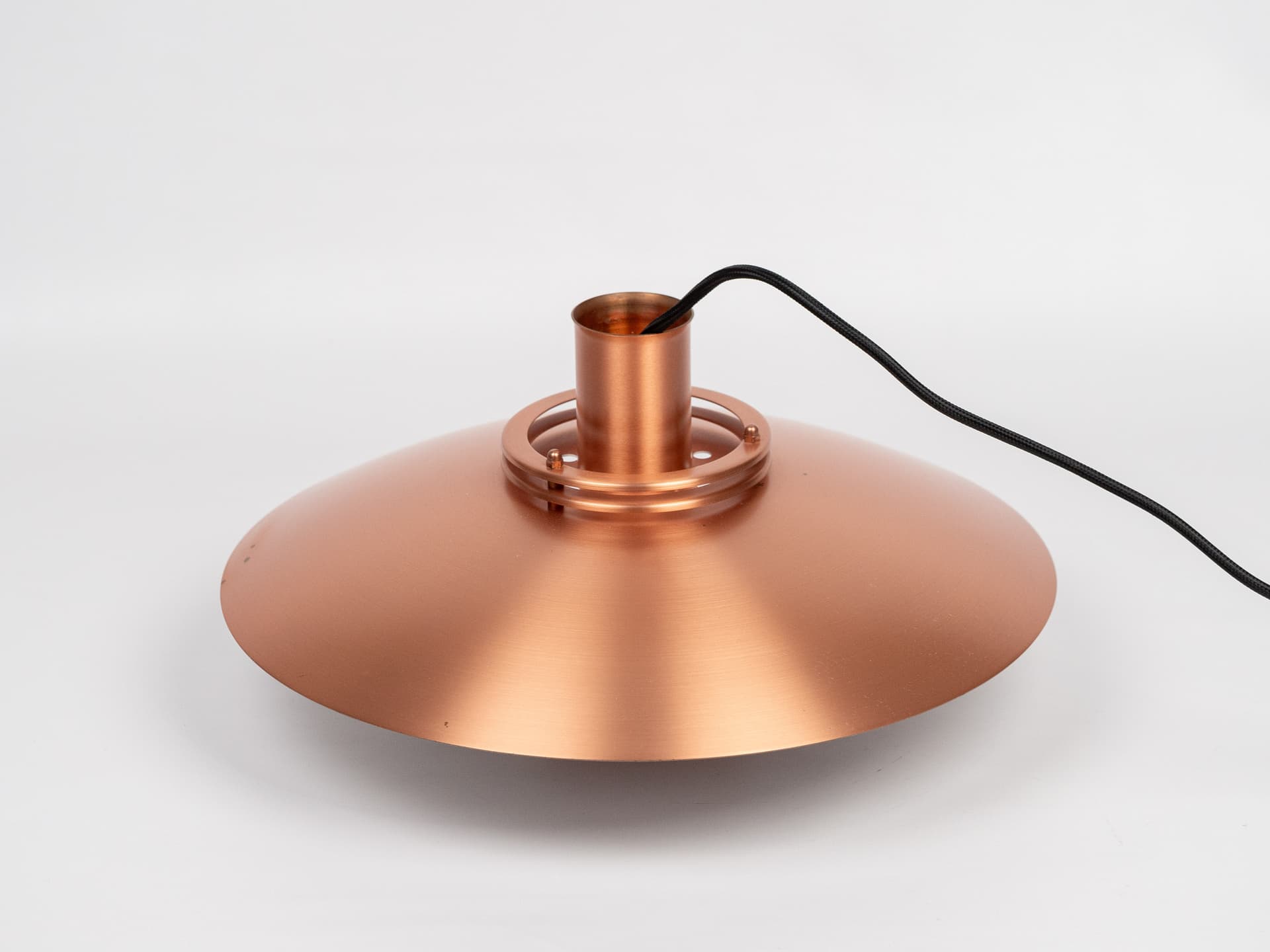Pendant lamp, Form Light, copper, aluminium, Denmark, 1980s. - 391251