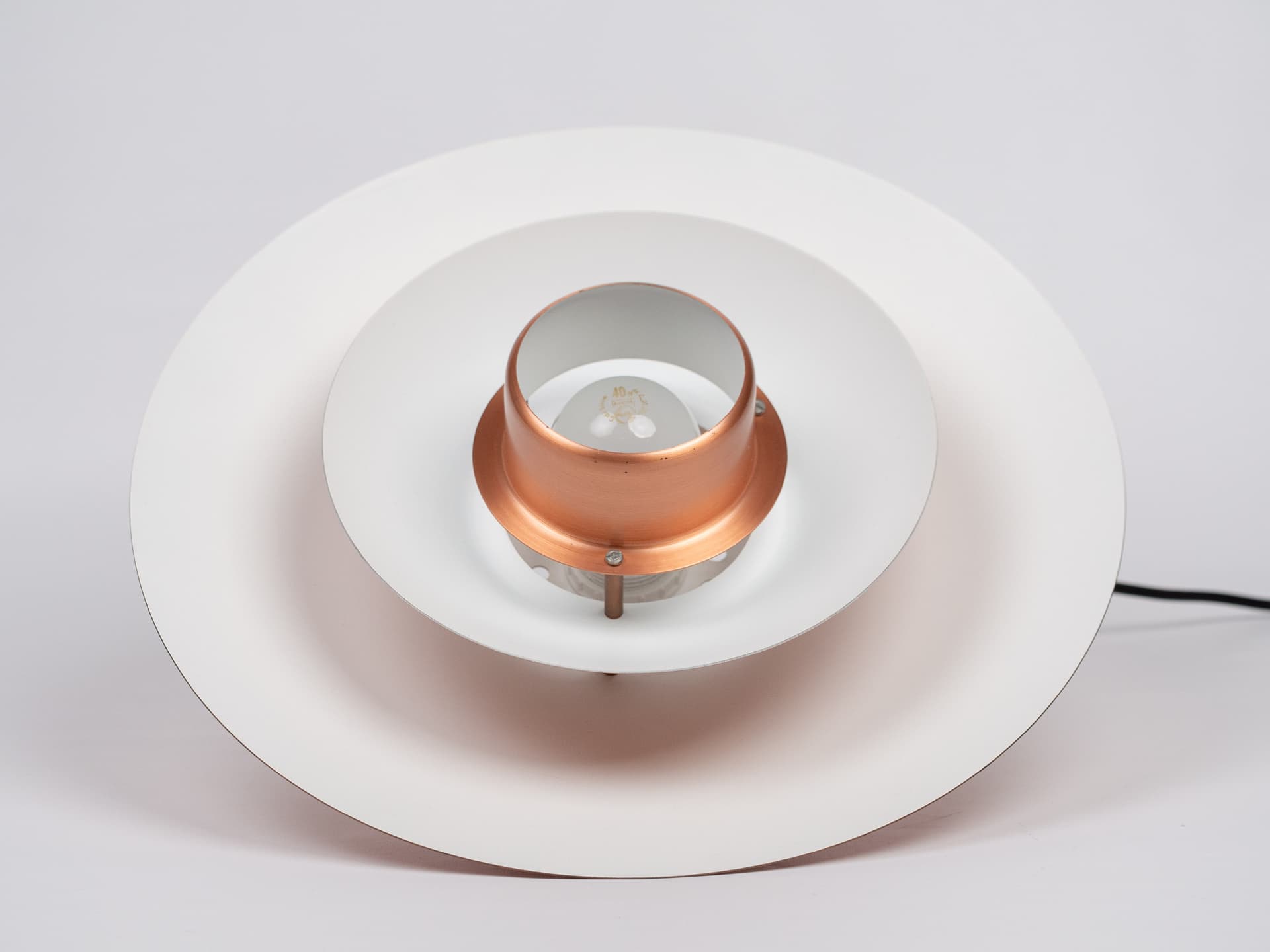 Pendant lamp, Form Light, copper, aluminium, Denmark, 1980s. - 391254