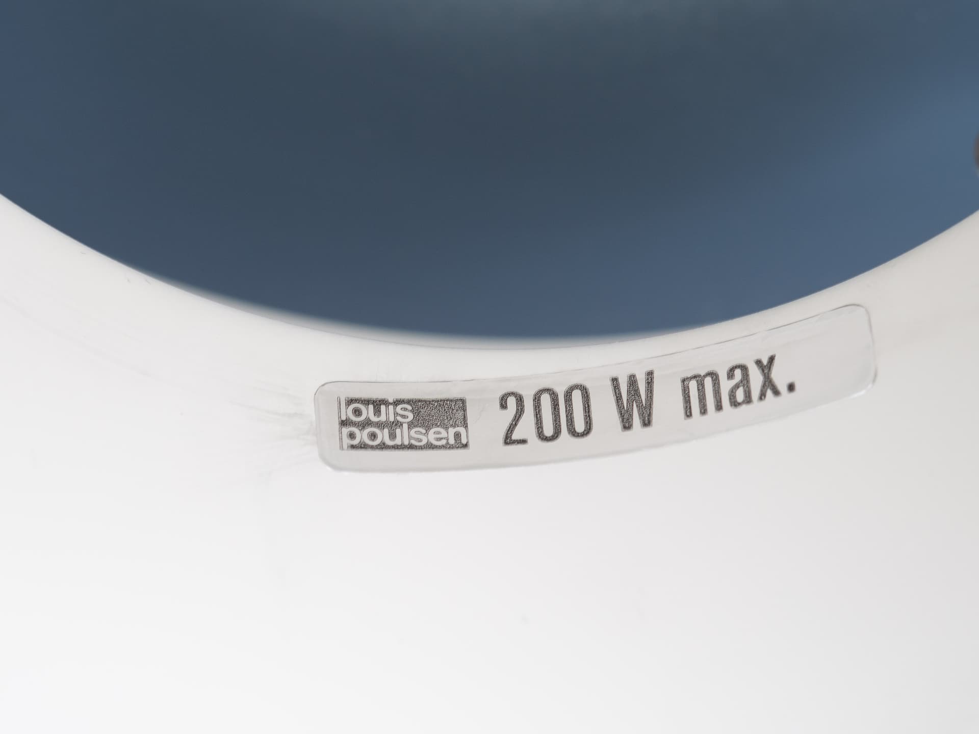 Pendant lamp PH 5-4 1/2 Charlottenborg, white metal, by P. Henningsen, Louis Poulsen, Denmark, 1970s. - 391277