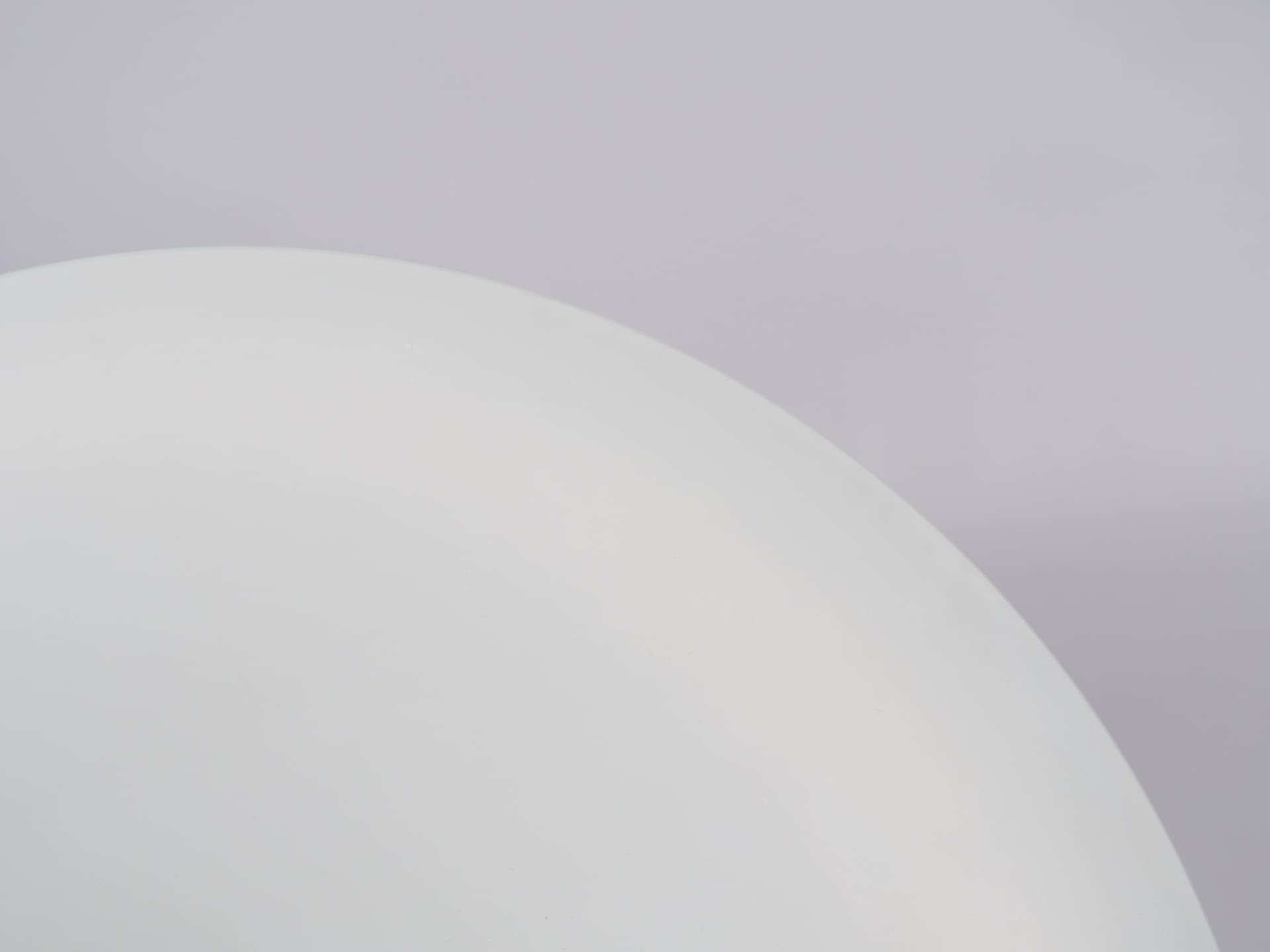Pendant lamp Semi, white aluminium, Fog & Mørup, Denmark, 1960s. - 391380