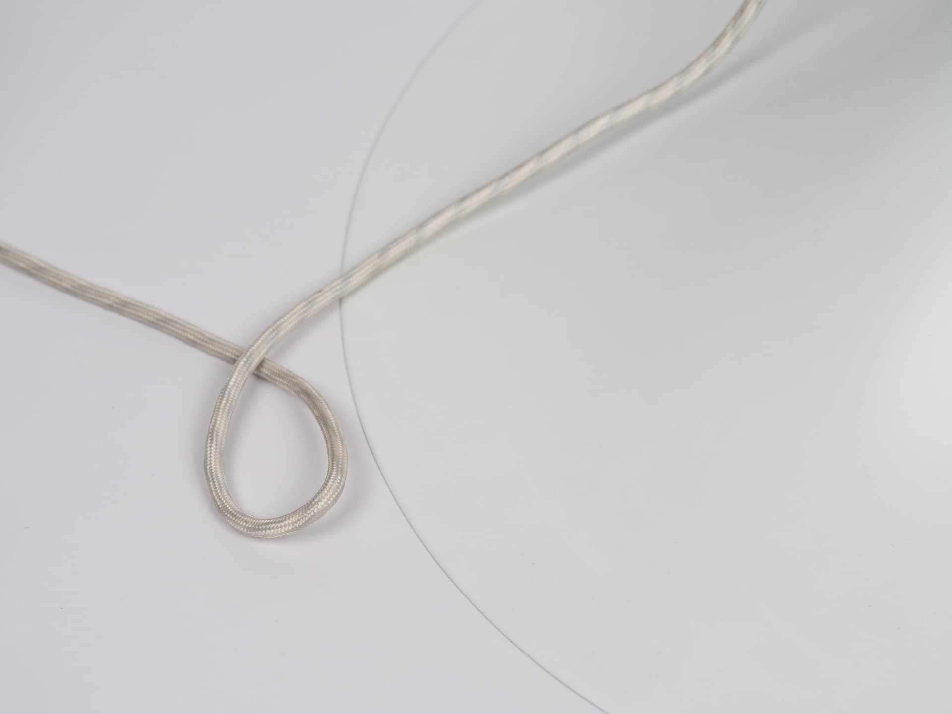 Pendant lamp Semi, white aluminium, Fog & Mørup, Denmark, 1960s. - 391379