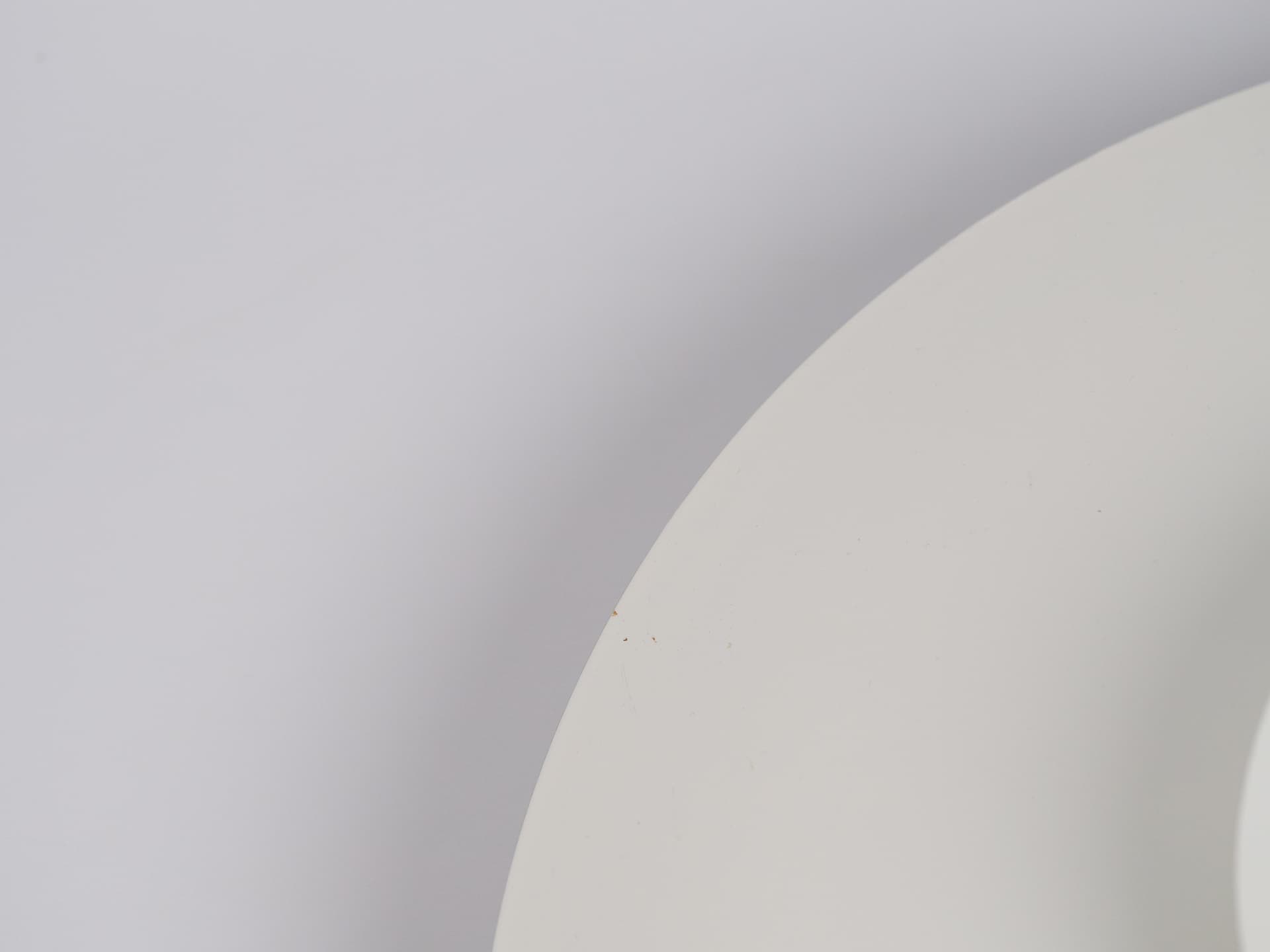 Pendant lamp Donau, white aluminium, by K. Wiborg, Jeka, Denmark, 1980s. - 391404