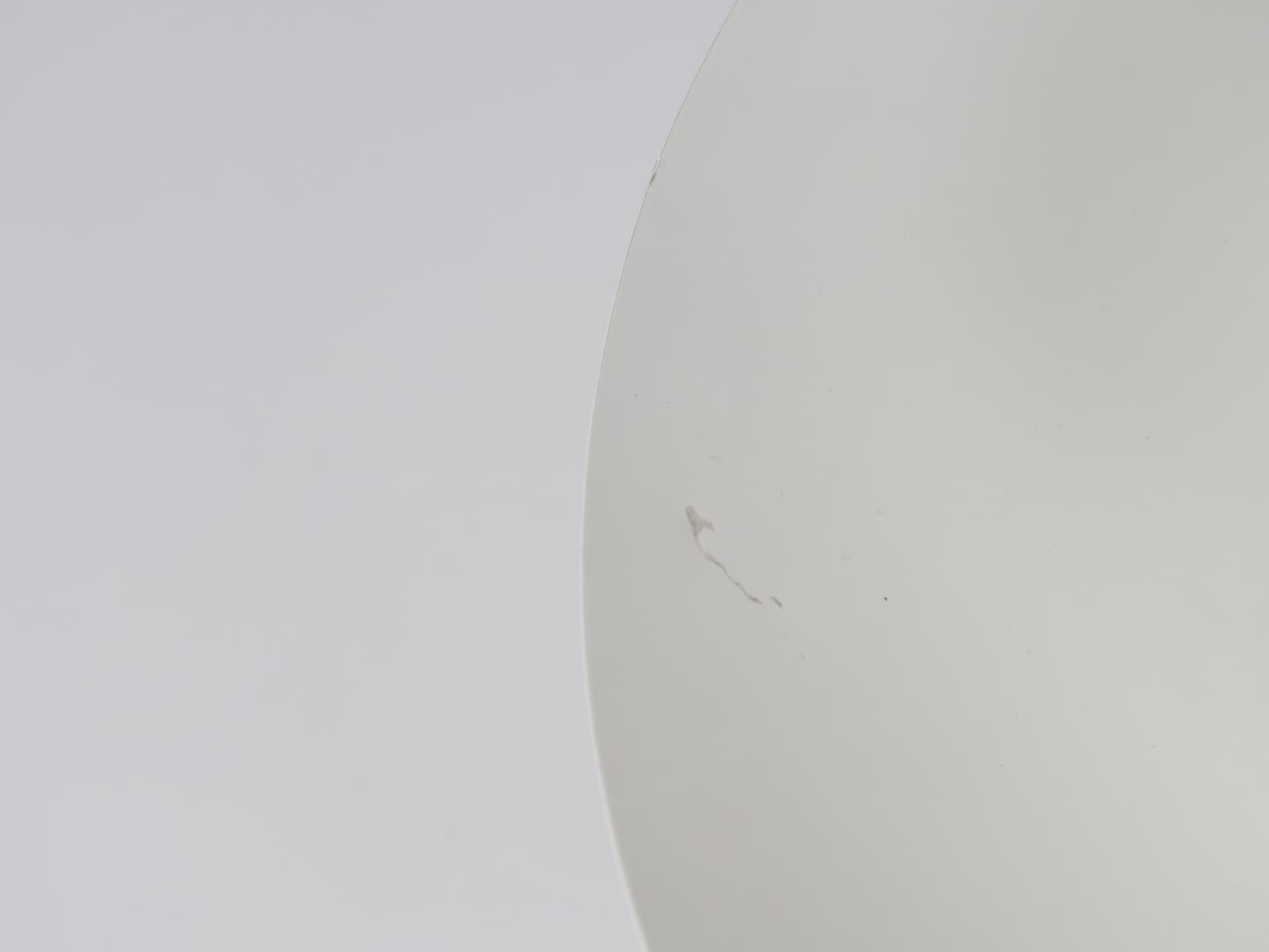 Pair of pendant lamps PH 4/3, white metal, by P. Henningsen, Louis Poulsen, Denmark, 1960s. - 391478