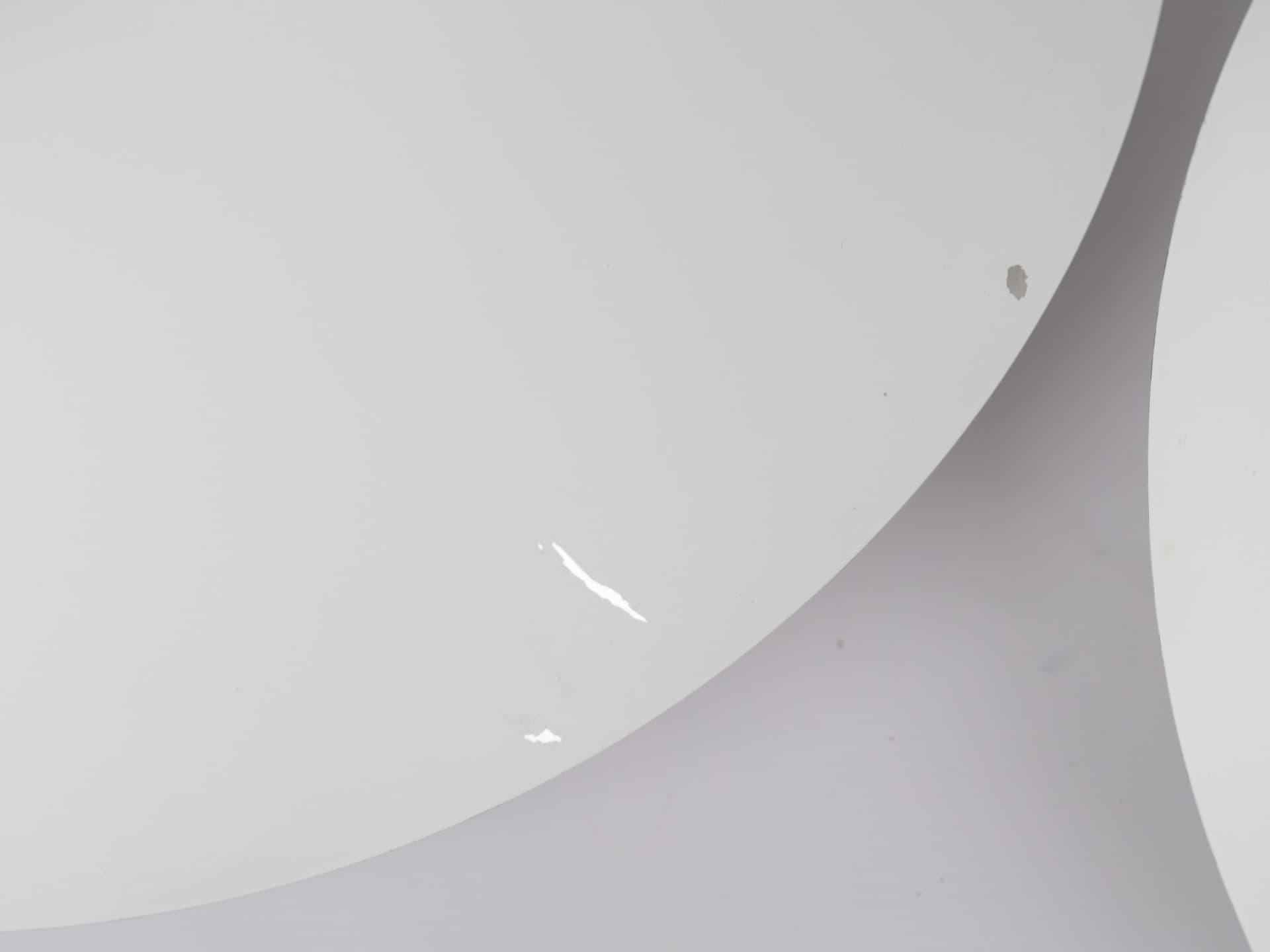 Pair of pendant lamps PH 4/3, white metal, by P. Henningsen, Louis Poulsen, Denmark, 1960s. - 391477