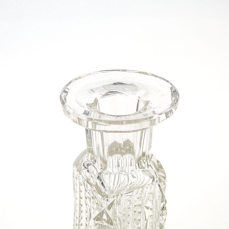 Decanter Art Deco, clear glass, Poland, 1930s - 391699