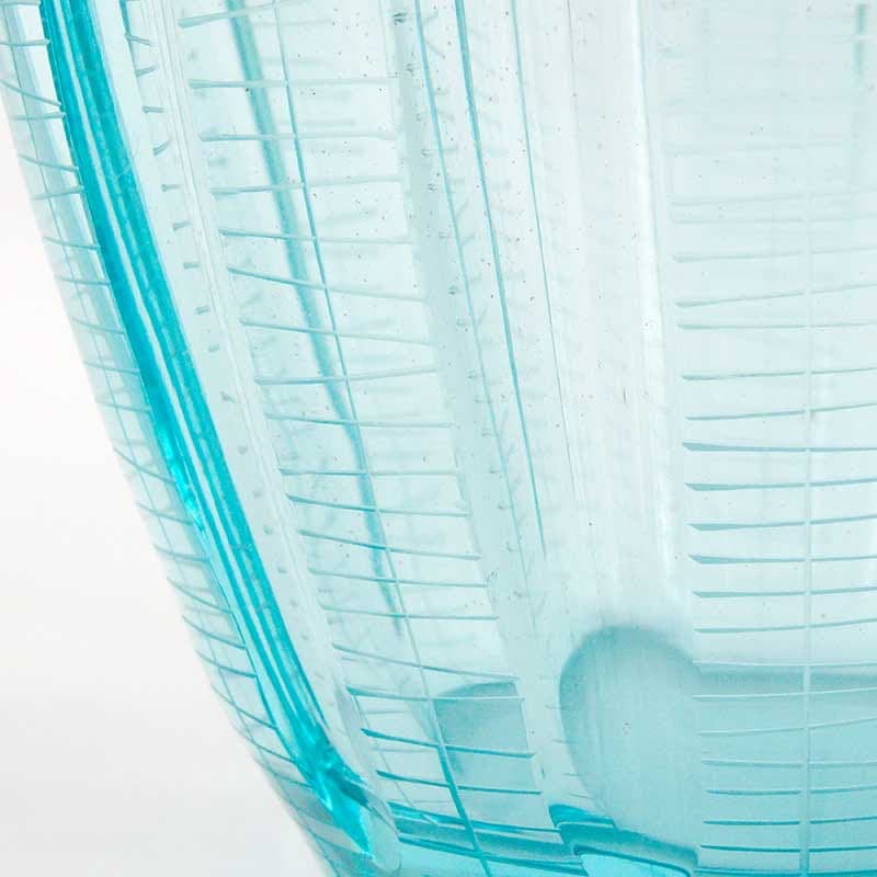 Decanter Beryl, green transparent crystal, by I. Pastrankowa, 1950s - 391746