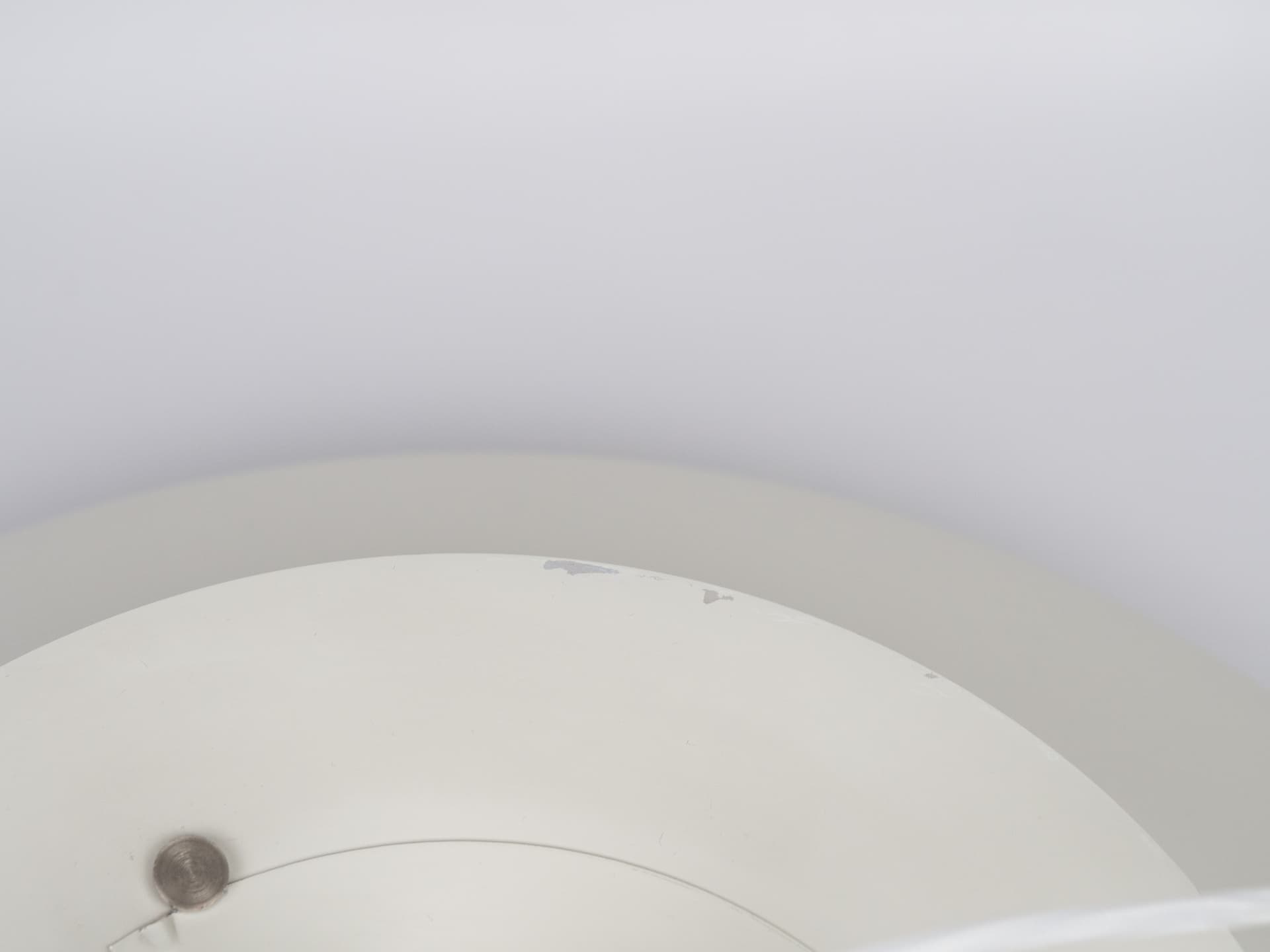 Pendant Lamp PH 5, white, metal, by P. Henningsen, Louis Poulsen, Denmark, 1980s. - 392304