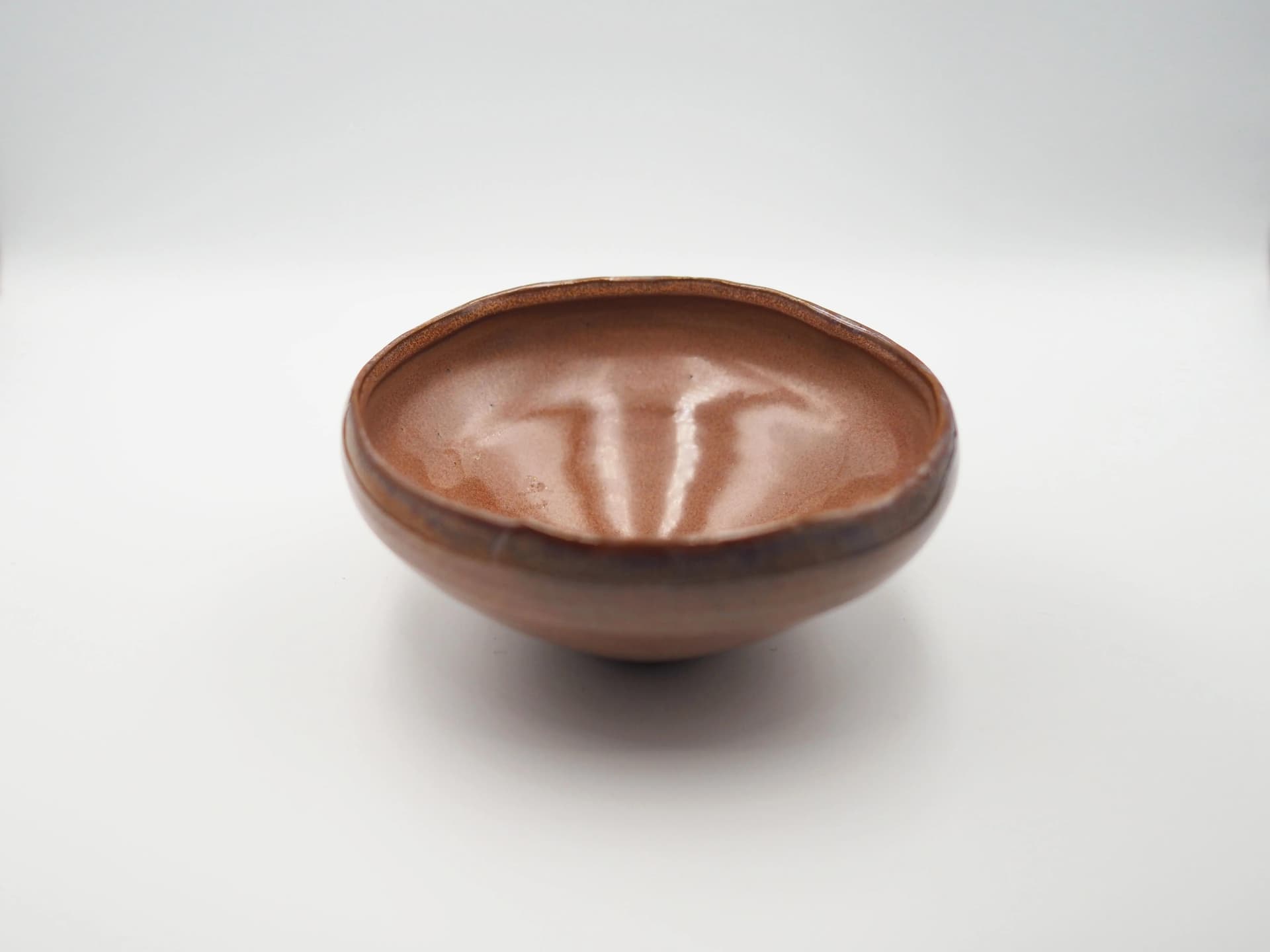 Miska ceramiczna, brązowy, kamionka, Dania, lata 60. - 28957