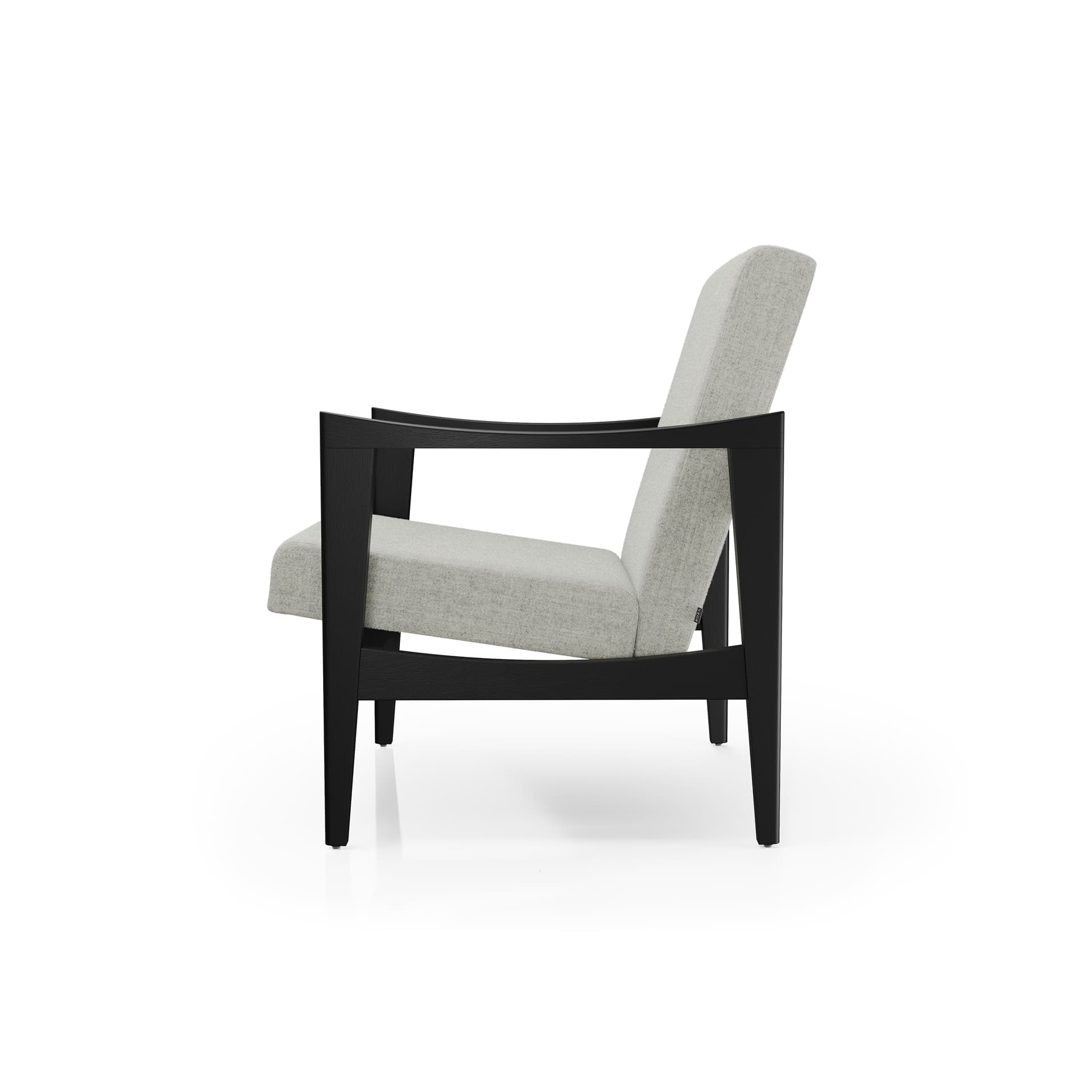 CK57 armchair with an oak frame and Synergy wool upholstery - 3430