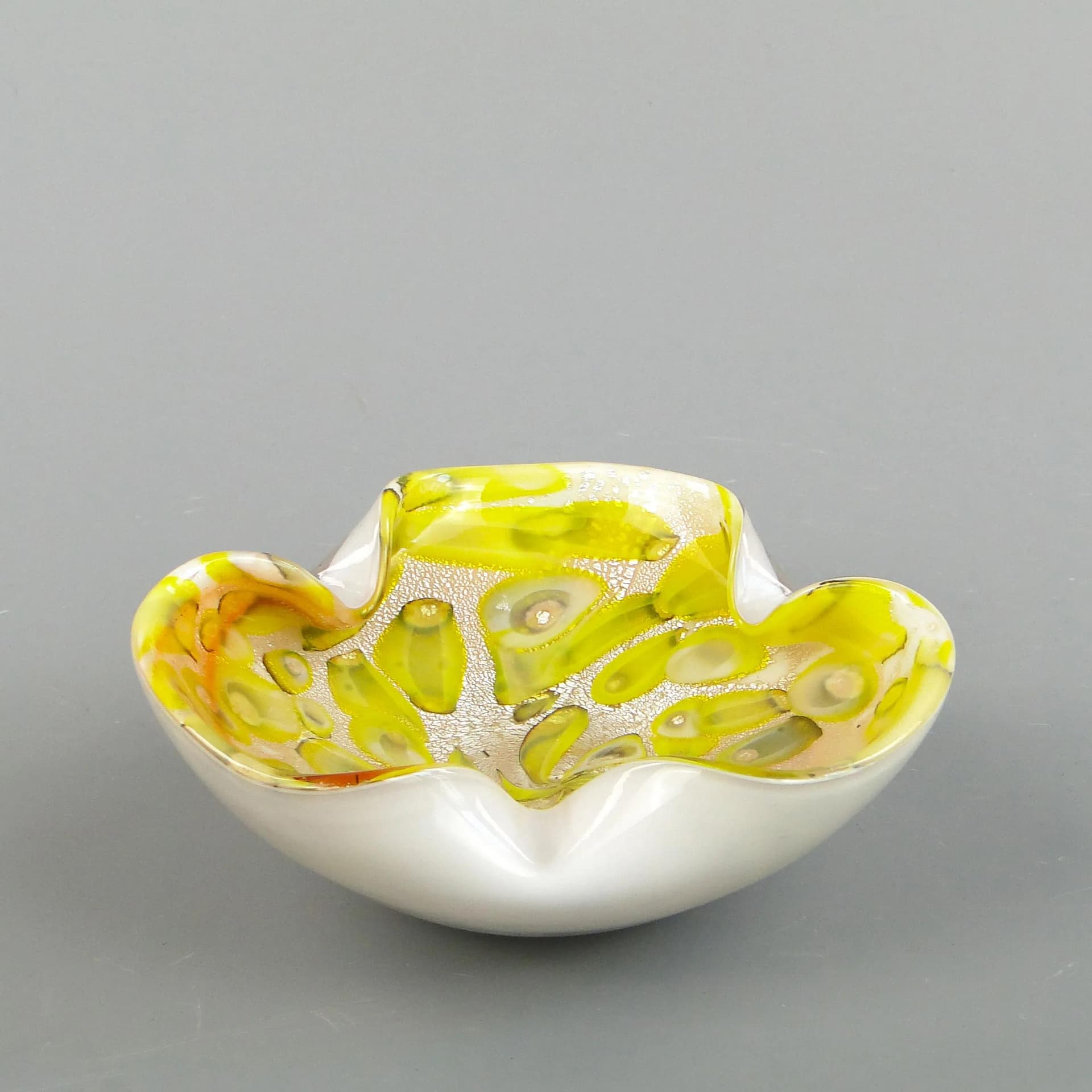 Centerpiece bowl Murano, multicolor glass, Galliano Ferro, Italy, 1950s. - 392612