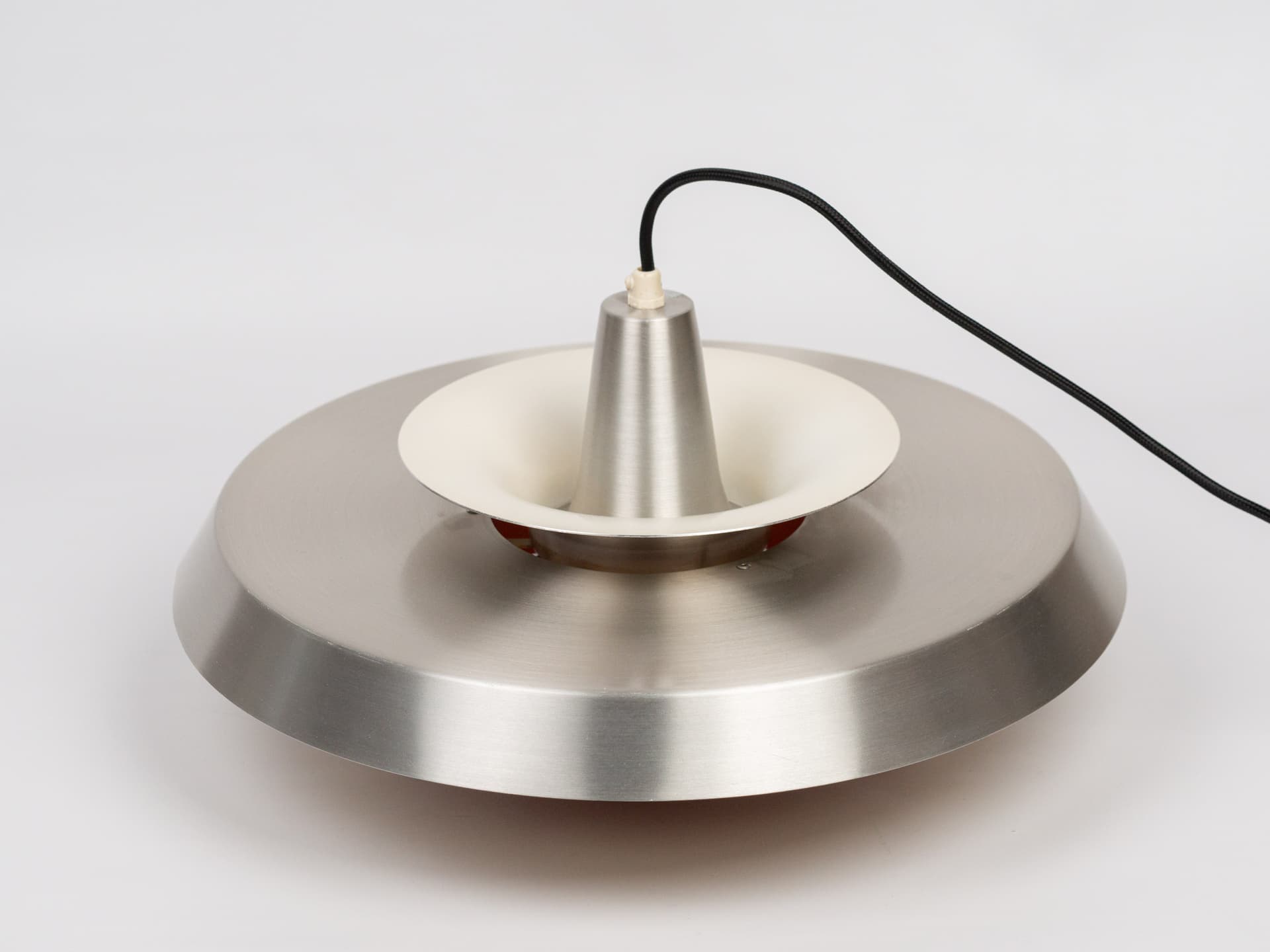 Pendant lamp Superlight, silver gold aluminium, by D. Mogensen, Denmark, 1980s. - 393139