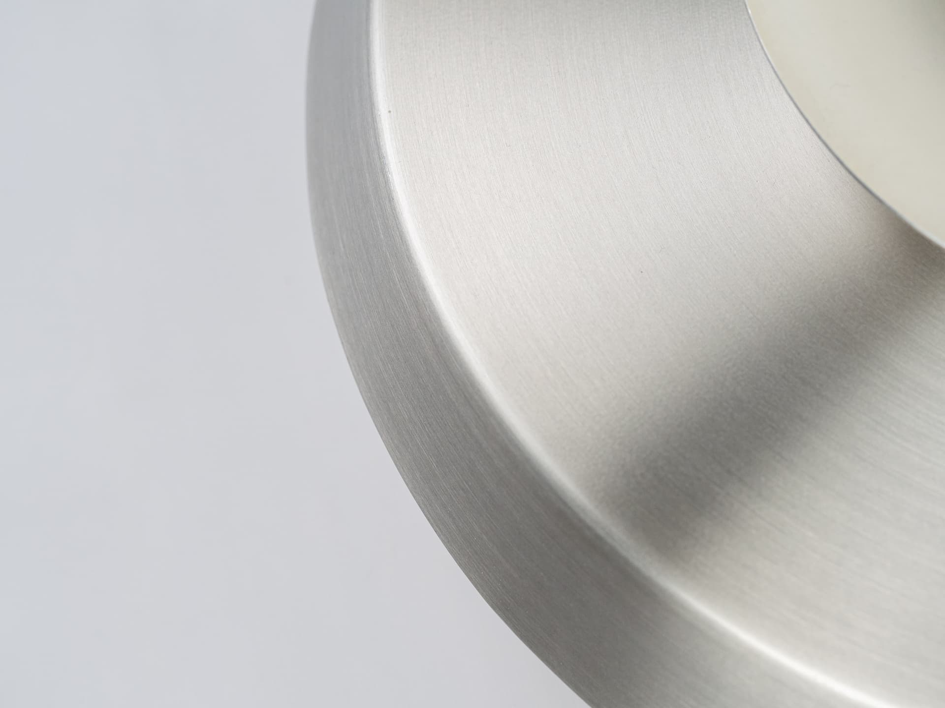 Pendant lamp Superlight, silver gold aluminium, by D. Mogensen, Denmark, 1980s. - 393142
