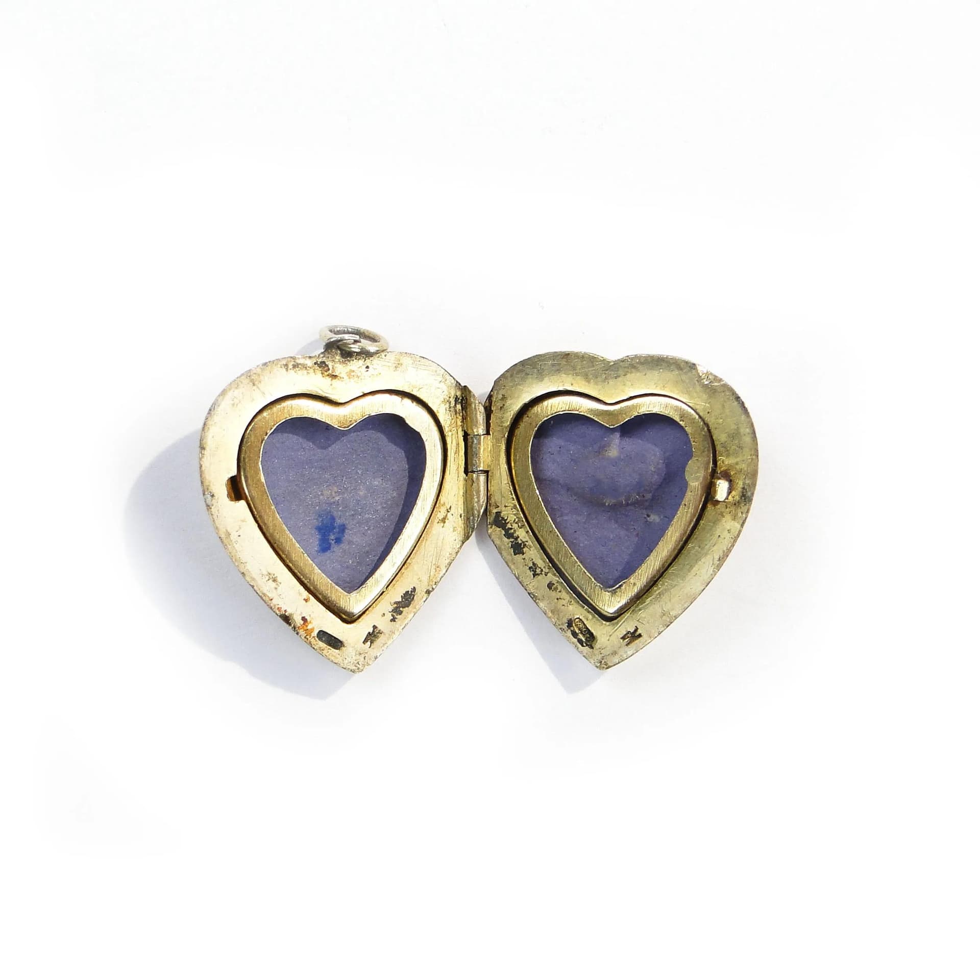 Heart locket, silver, red coral, Lithuania, 1960s - 393238