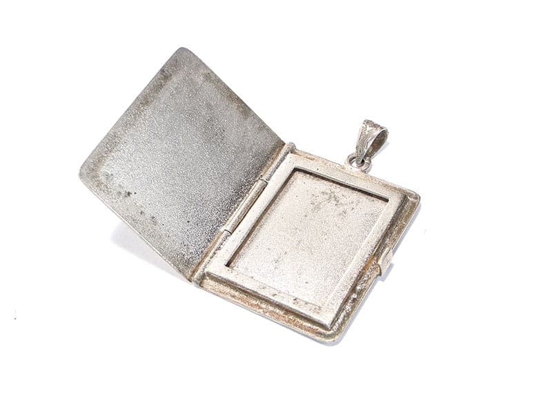Book Locket, silver, Czechoslovakia, 1920s - 393296