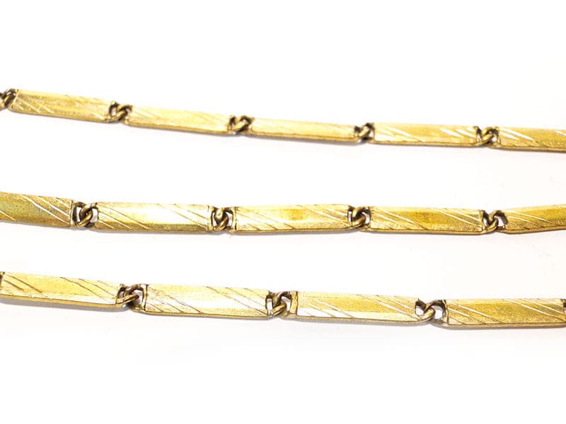 Pocket Watch Chain, gilded brass gold, Austria, 19th century - 393326