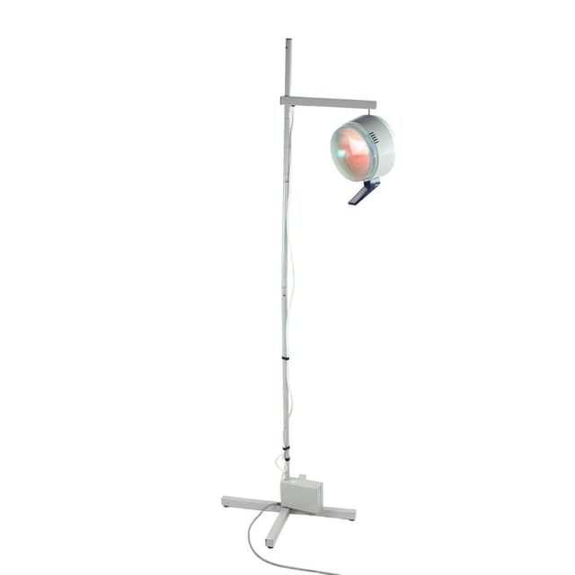 Lampa podłogowa lekarska, szary, stal, Czechosłowacja, lata 50. - WYMIARY