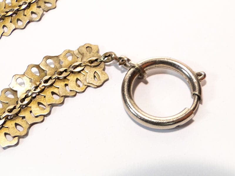 Albert chain, gold brass silver, Austria, 19th century - 393565
