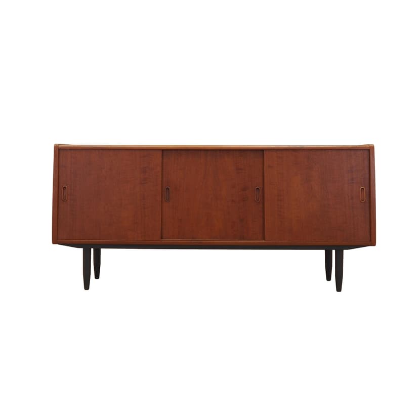 Sideboard Westergaards Møbelfabrik, teak brązowy, Dania, lata 70.