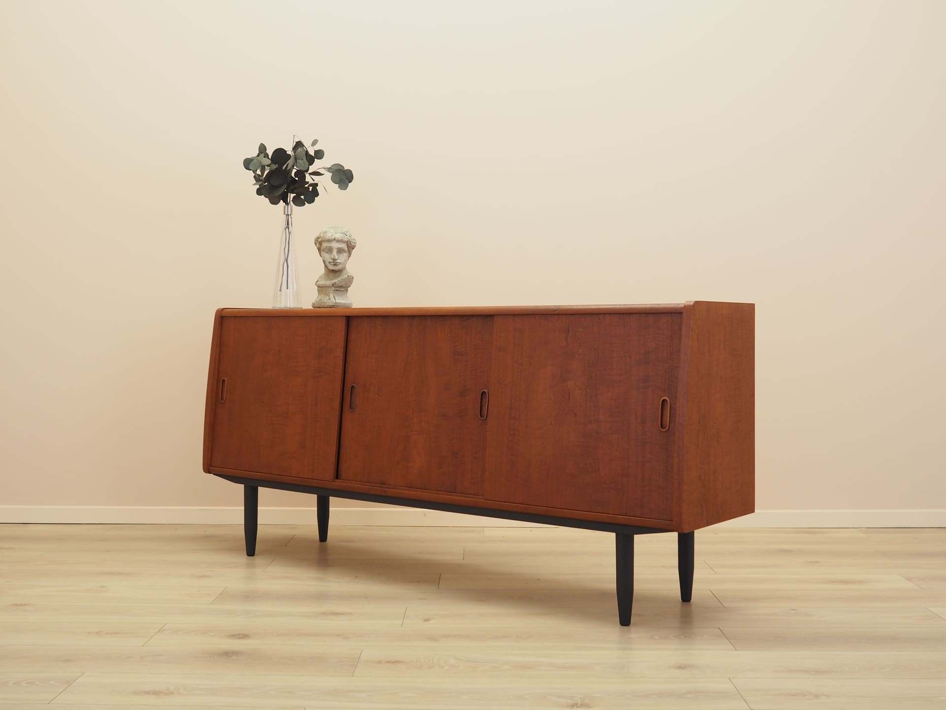 Sideboard Westergaards Møbelfabrik, teak brązowy, Dania, lata 70. - 393592