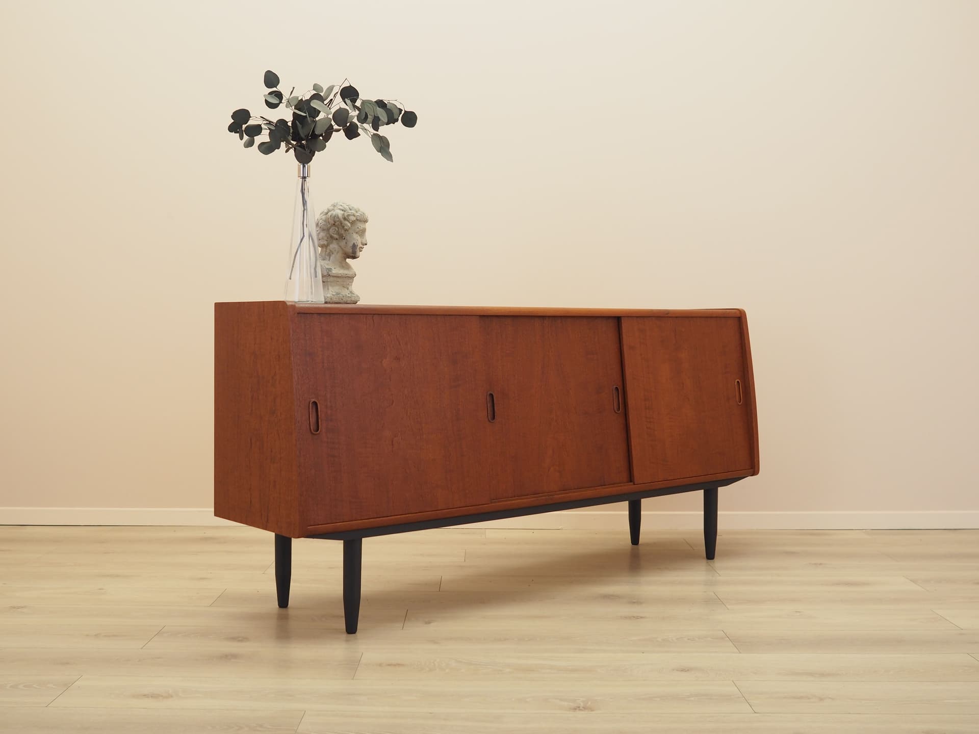 Sideboard Westergaards Møbelfabrik, teak brązowy, Dania, lata 70. - 393587