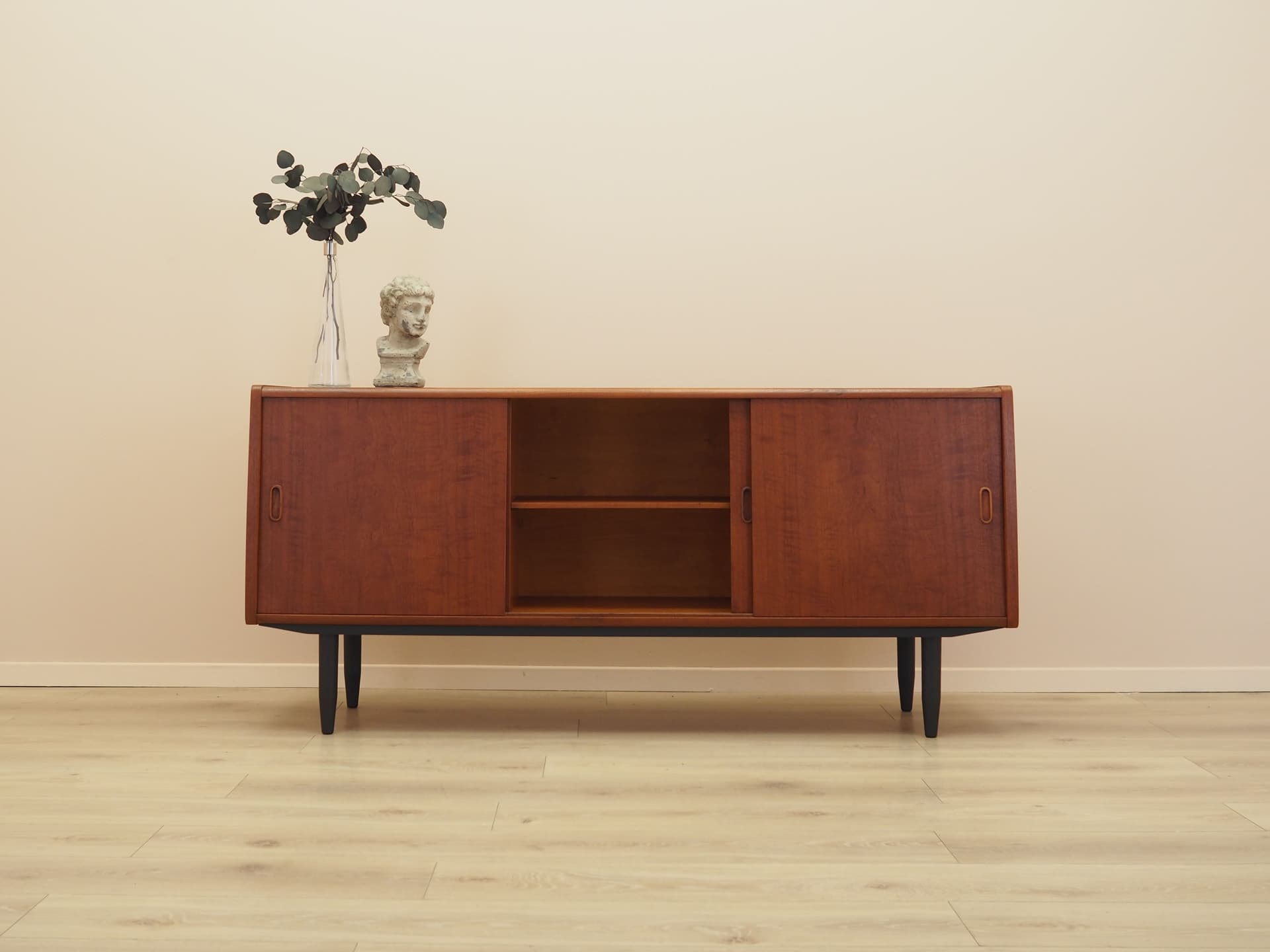 Sideboard Westergaards Møbelfabrik, teak brązowy, Dania, lata 70. - 393586