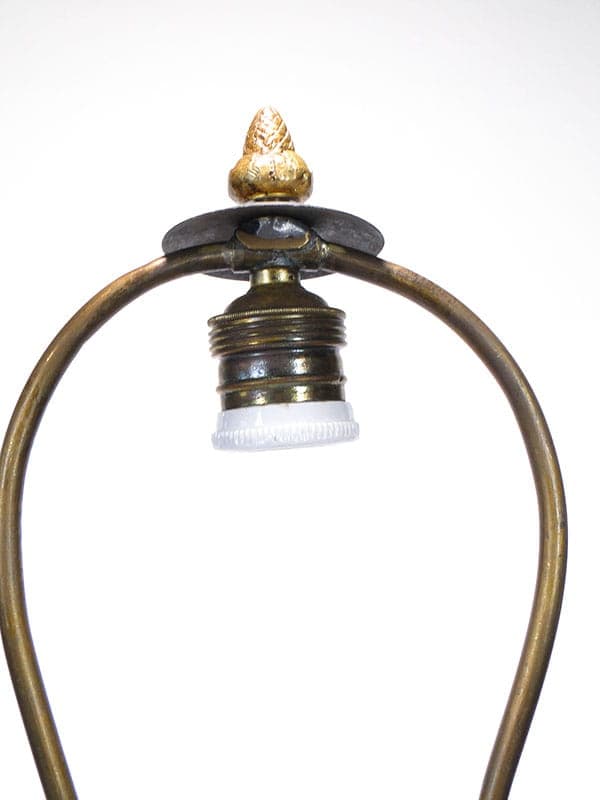 Table lamp amphora, Art Deco, cobalt porcelain, Spain, 1930s - 393836