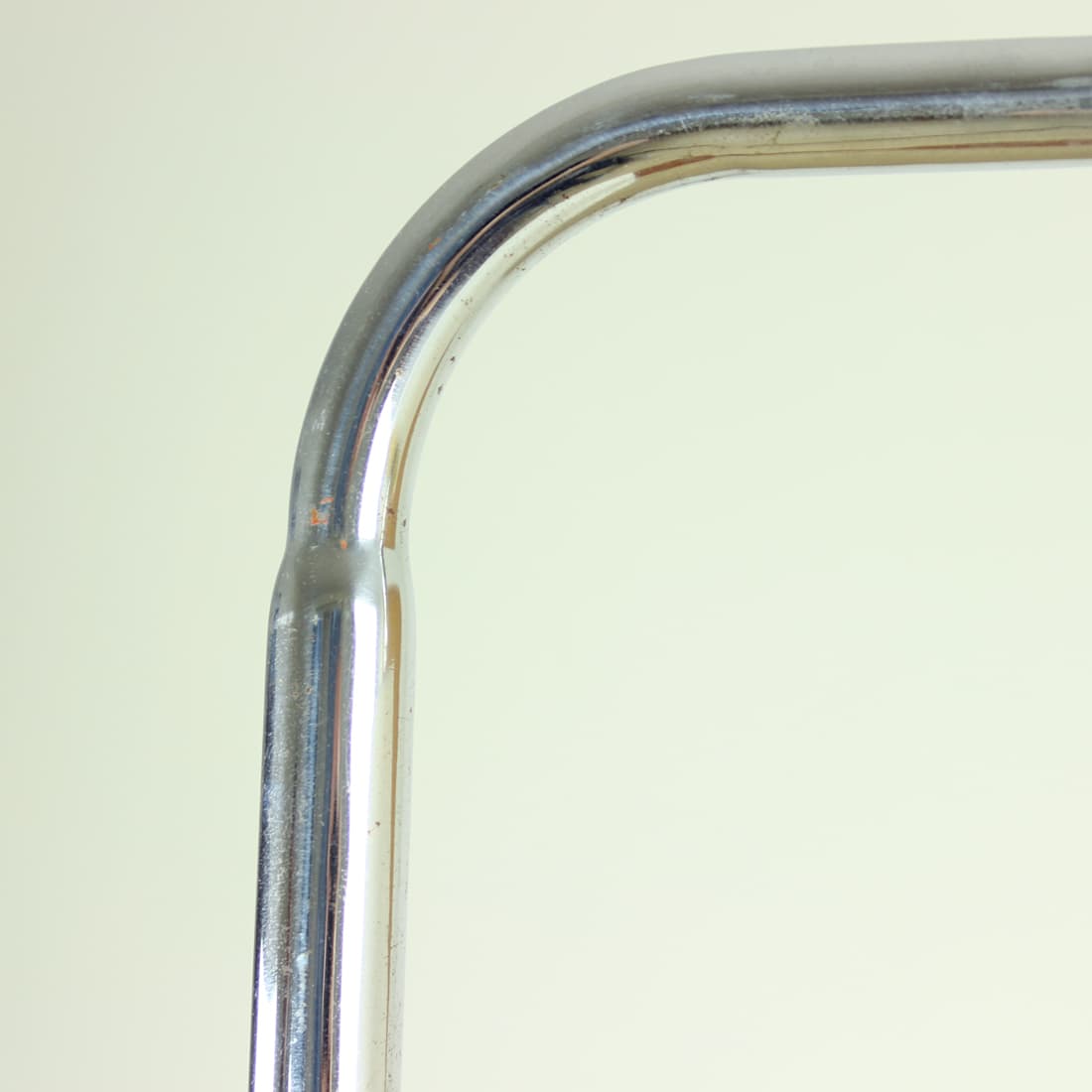 Floor lamp, brown walnut, silver chrome steel, beige textile, by J. Halabala, UP Závody, 1930s. - 394399