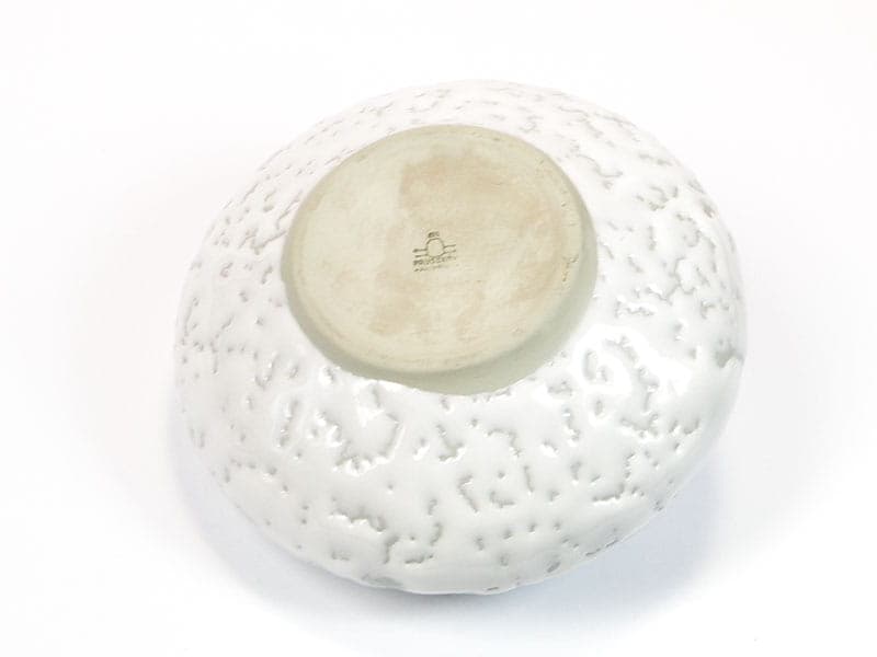 Vase New Look, white grey stoneware, by W. Gołajewska, Poland, 1960s. - 394426