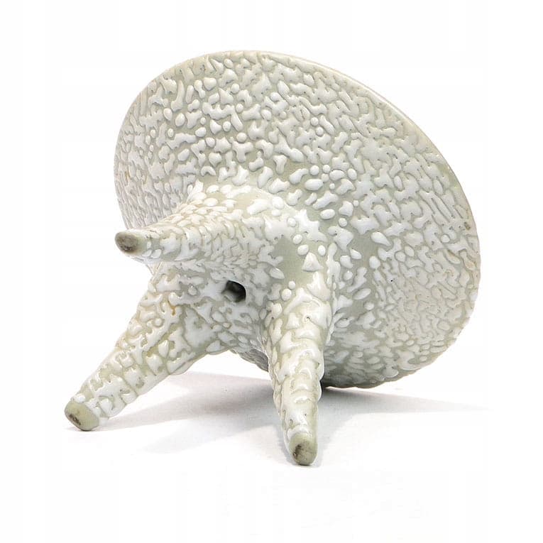 Bowl New Look, white beige grey porcelainite, by W. Gołajewska, Zakłady Porcelitu Stołowego Pruszków, Poland, 1960s. - 394463