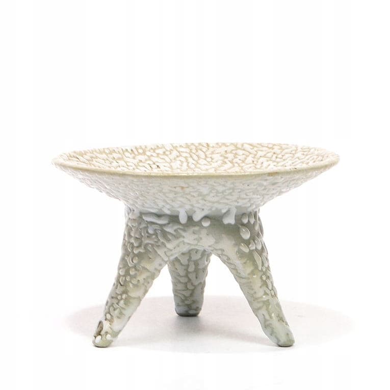 Bowl New Look, white beige grey porcelainite, by W. Gołajewska, Zakłady Porcelitu Stołowego Pruszków, Poland, 1960s. - 394460