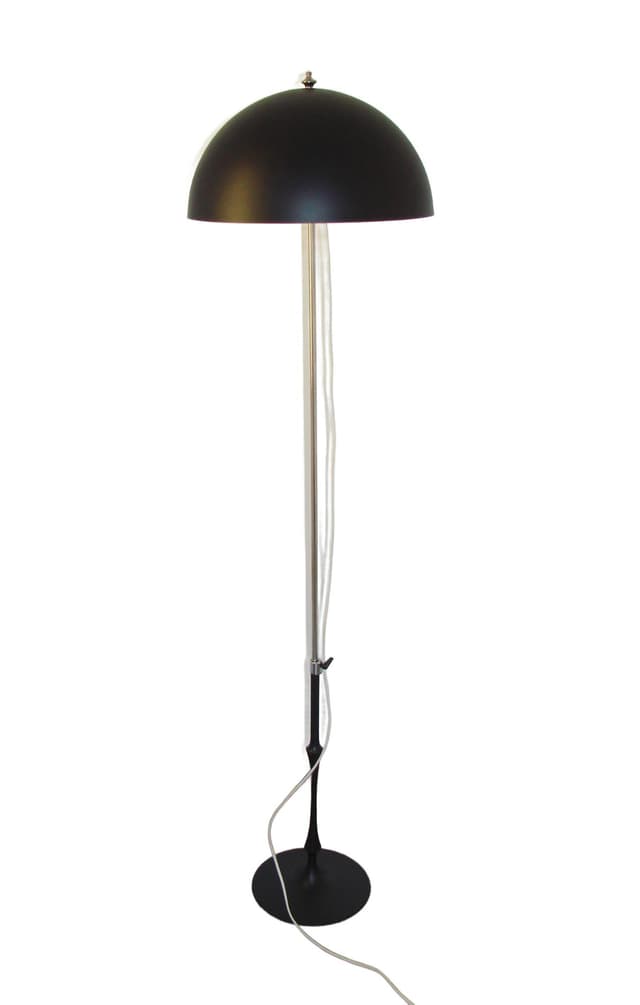 Lampa podłogowa T25, metal czarny, aluminium srebrny, Vitra, lata 70. - WYMIARY