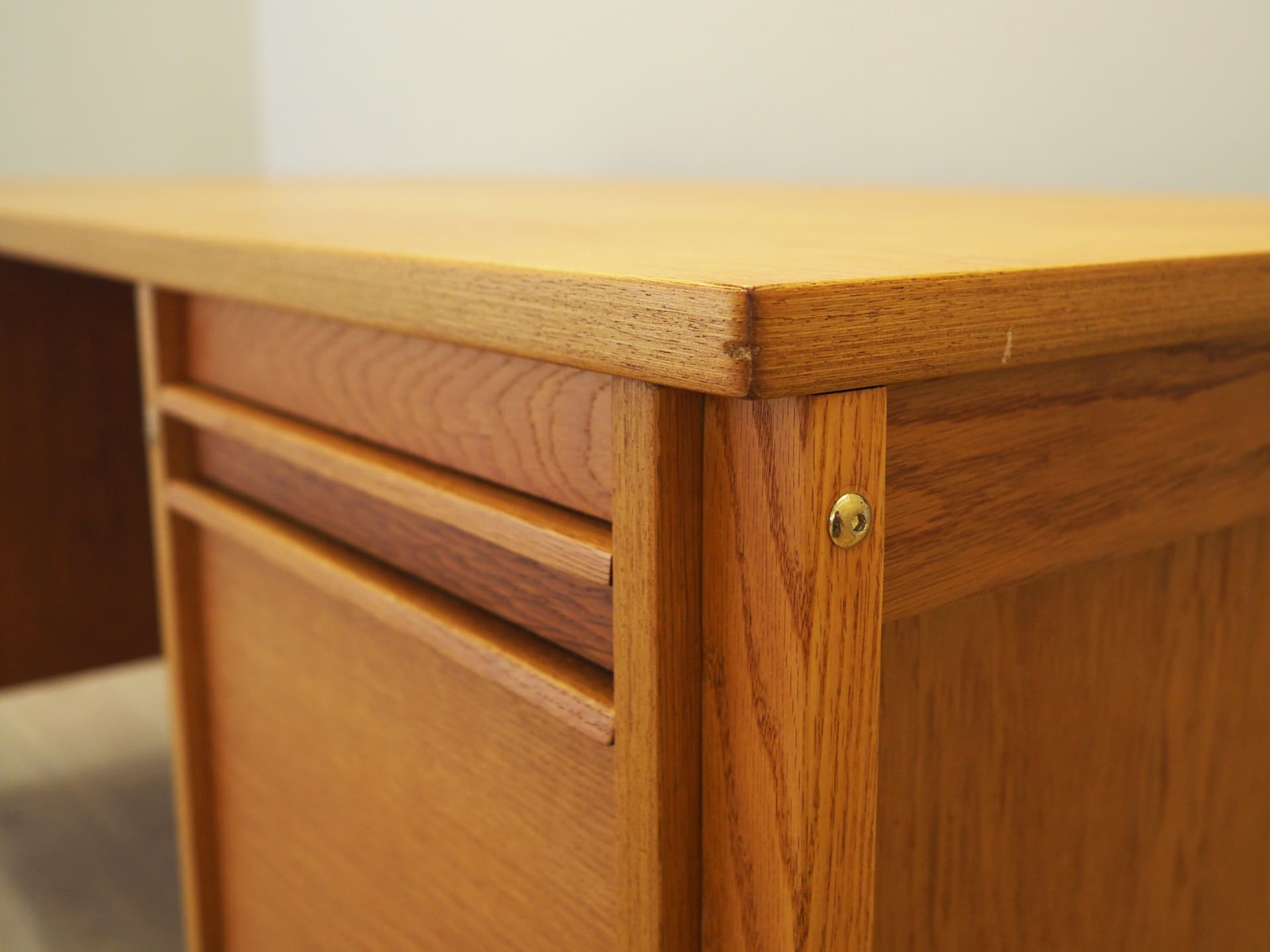 Desk, light brown ash, Norway, 1970s. - 64811