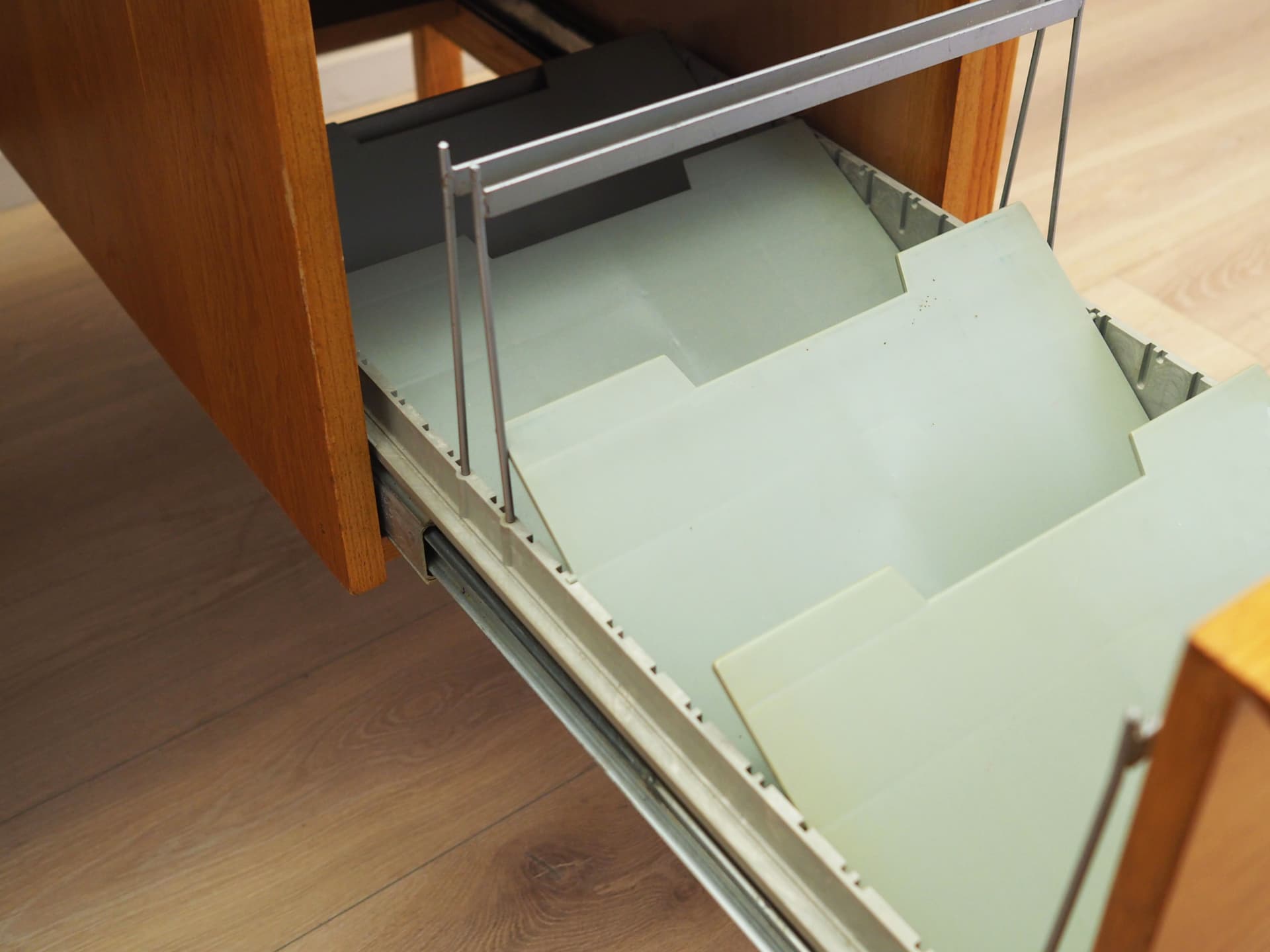 Desk, light brown ash, Norway, 1970s. - 64810