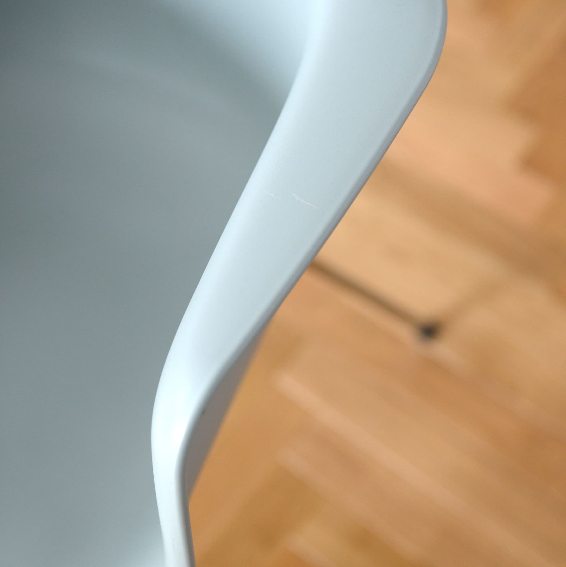 Krzesło DAX, zielony plastik, stal polerowana, proj. C. & R. Eames, Vitra, Niemcy - 395144