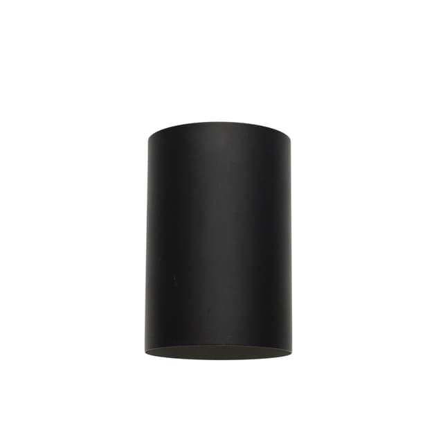 Lamp Cylinder, black metal, by E&J Meiling, Louis Poulsen, Denmark, 1970s. - DIMENSION