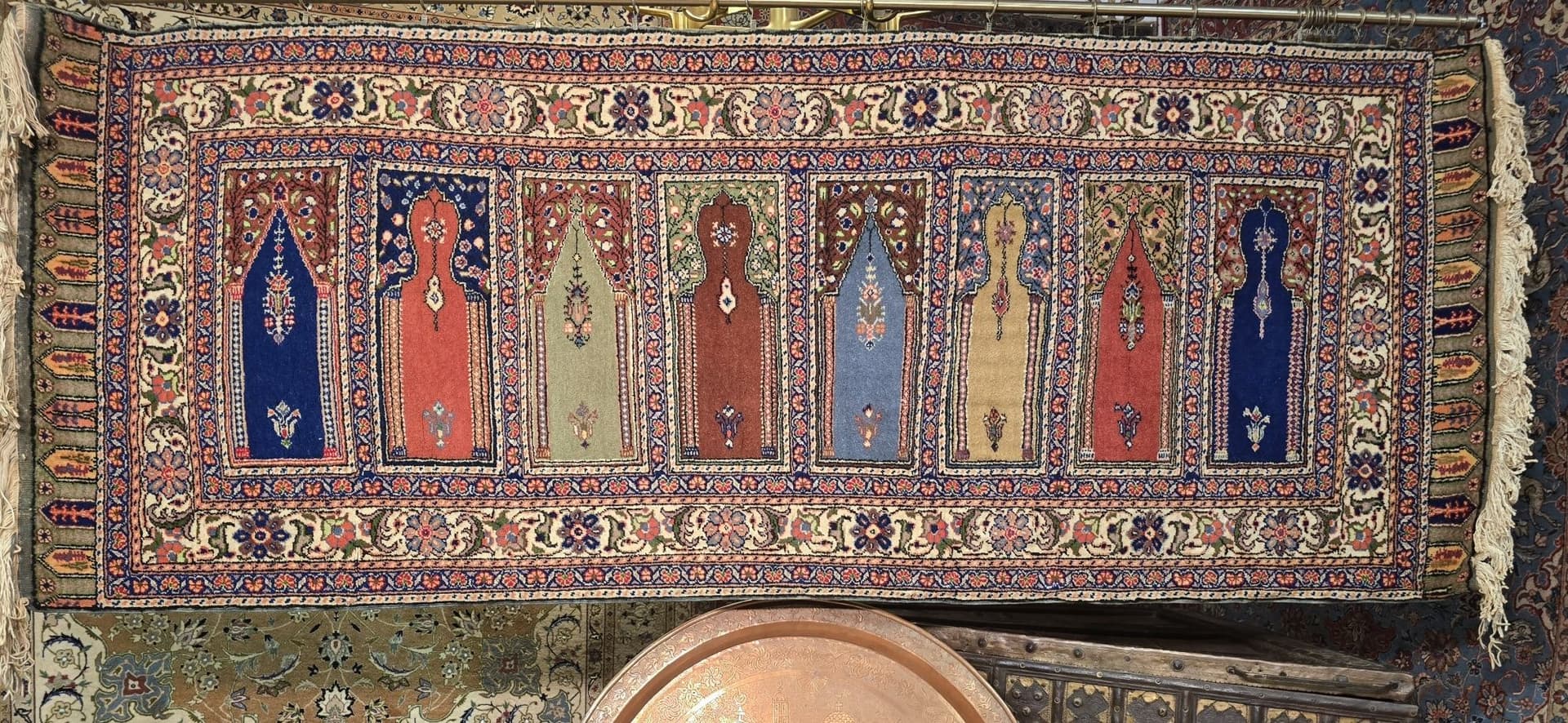 Rug Kayseri Anatolia, 230x90 cm, multicolor wool, Turkey - 395349