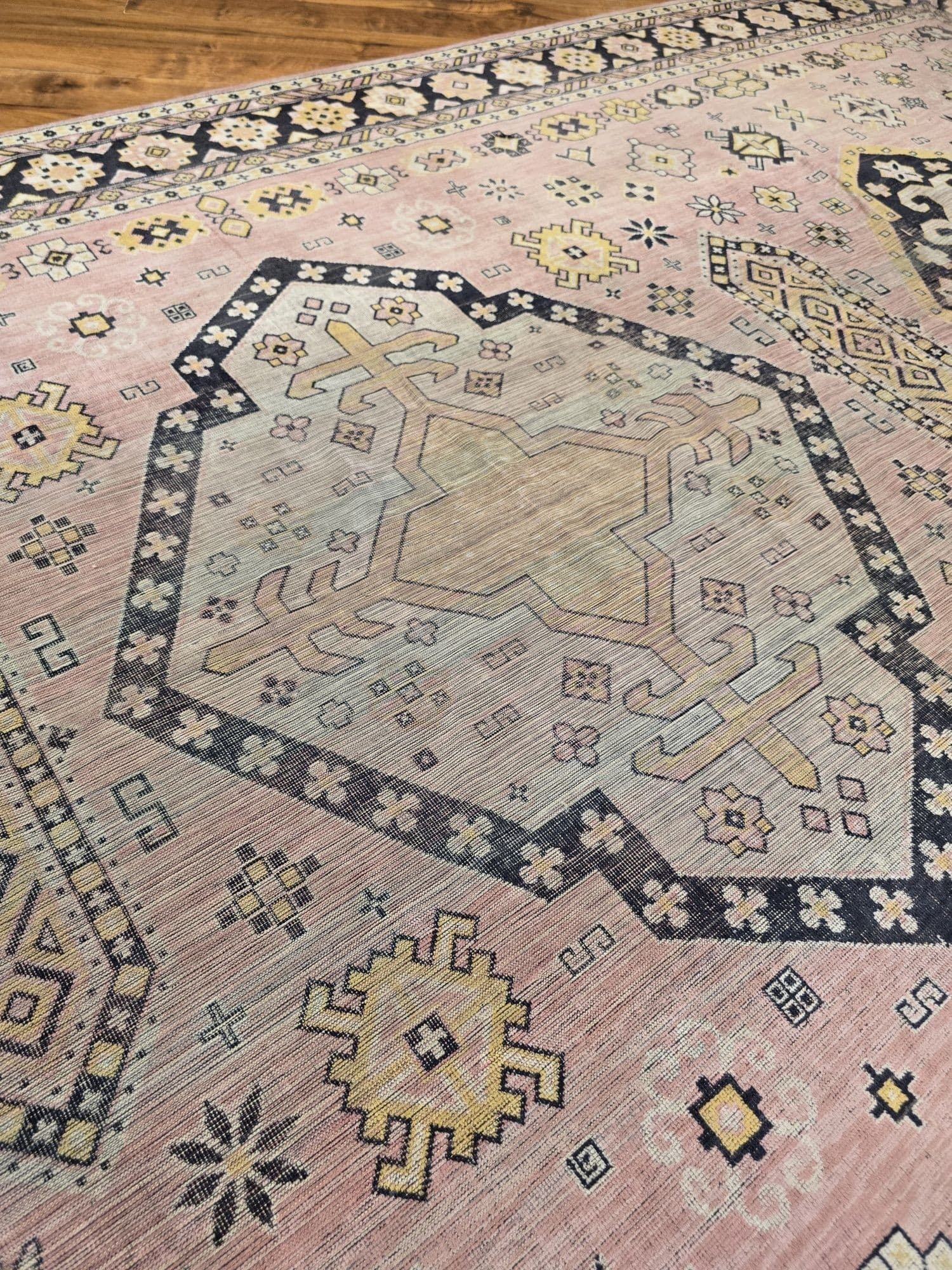 Wall tapestry, jacquard pink, cotton, Europe, 1930s - 395394