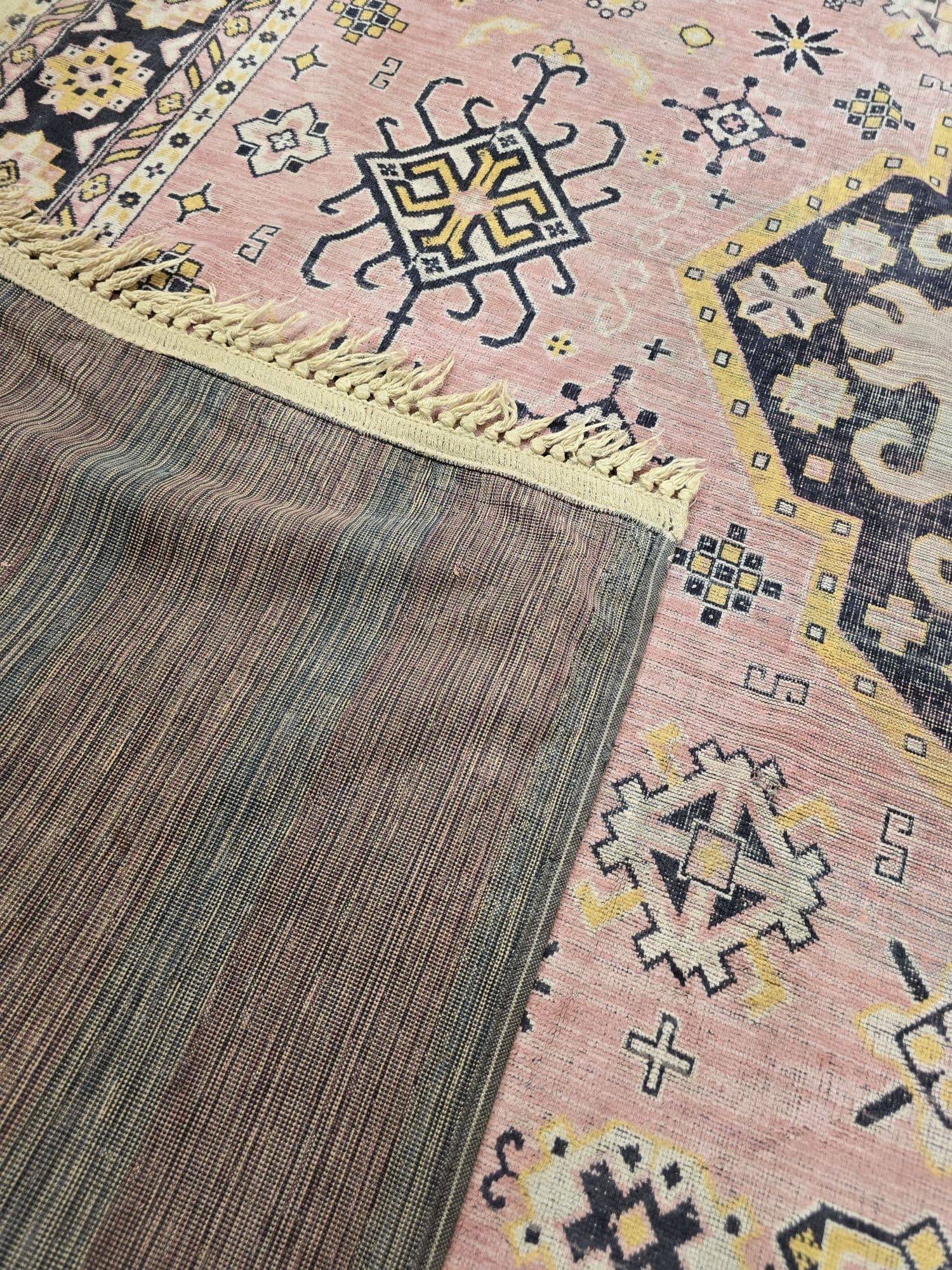Wall tapestry, jacquard pink, cotton, Europe, 1930s - 395396