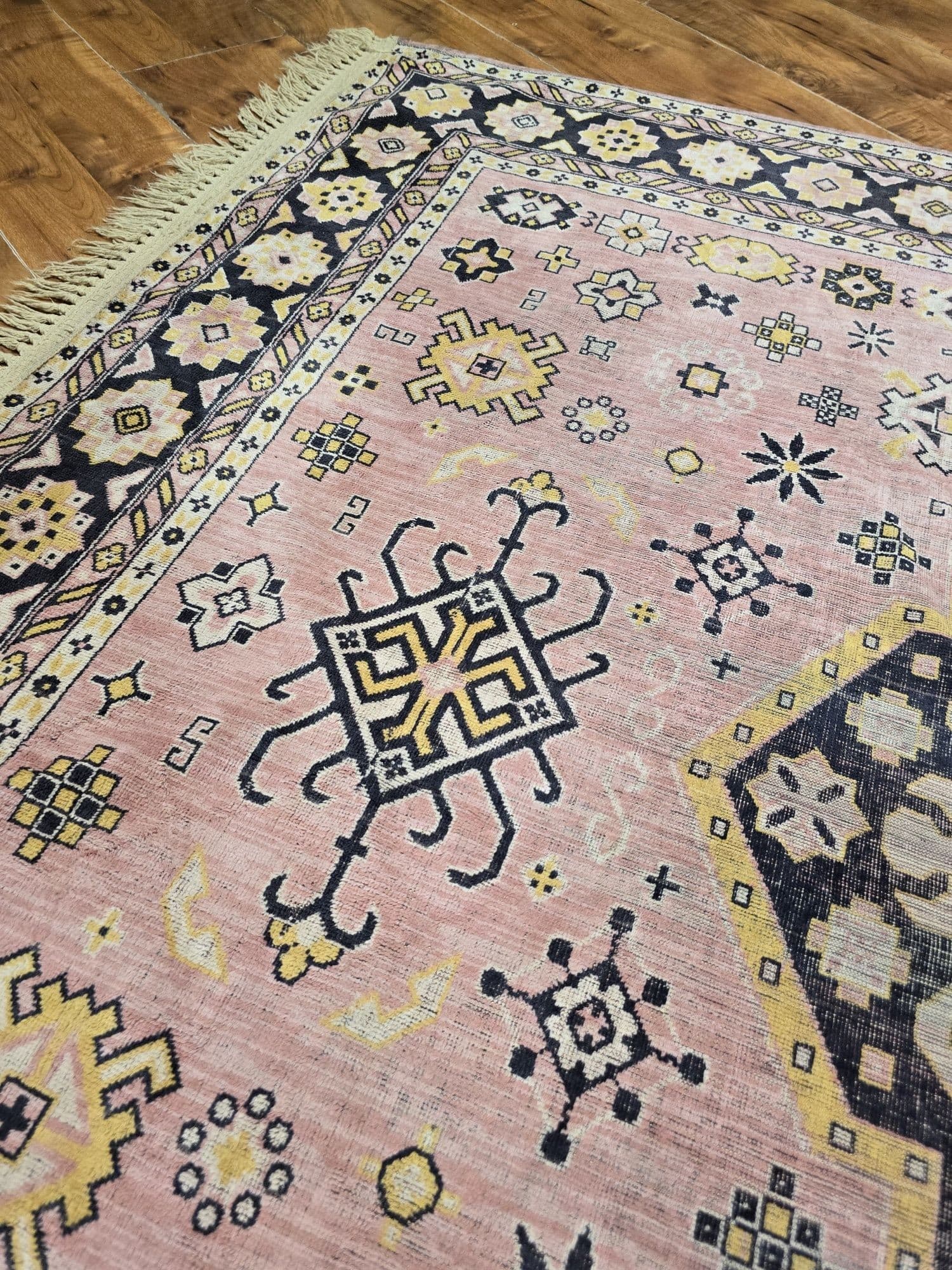 Wall tapestry, jacquard pink, cotton, Europe, 1930s - 395393