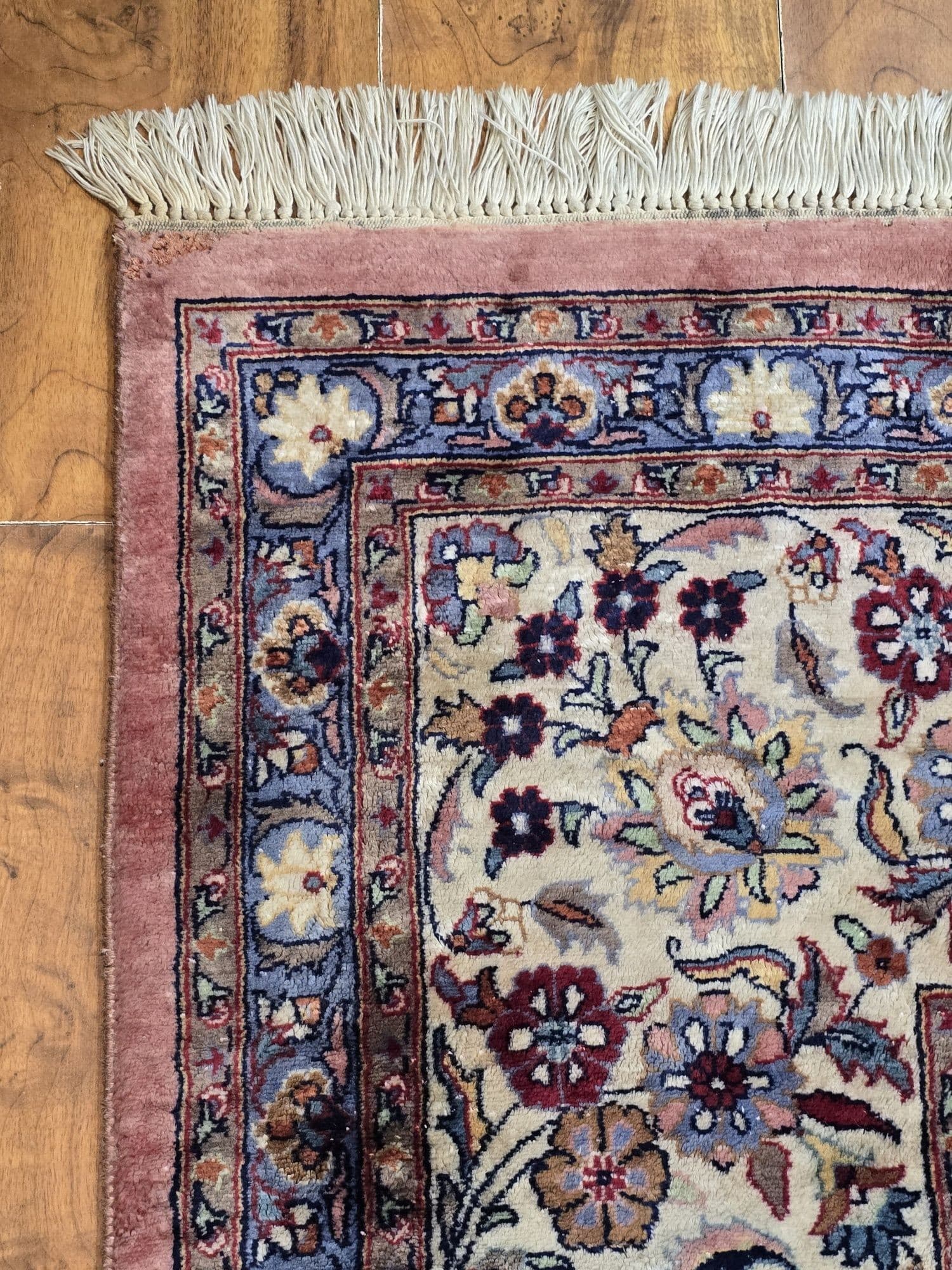 Rug Lahore, 280x385 cm, pink, wool, Pakistan, early 20th century - 395535
