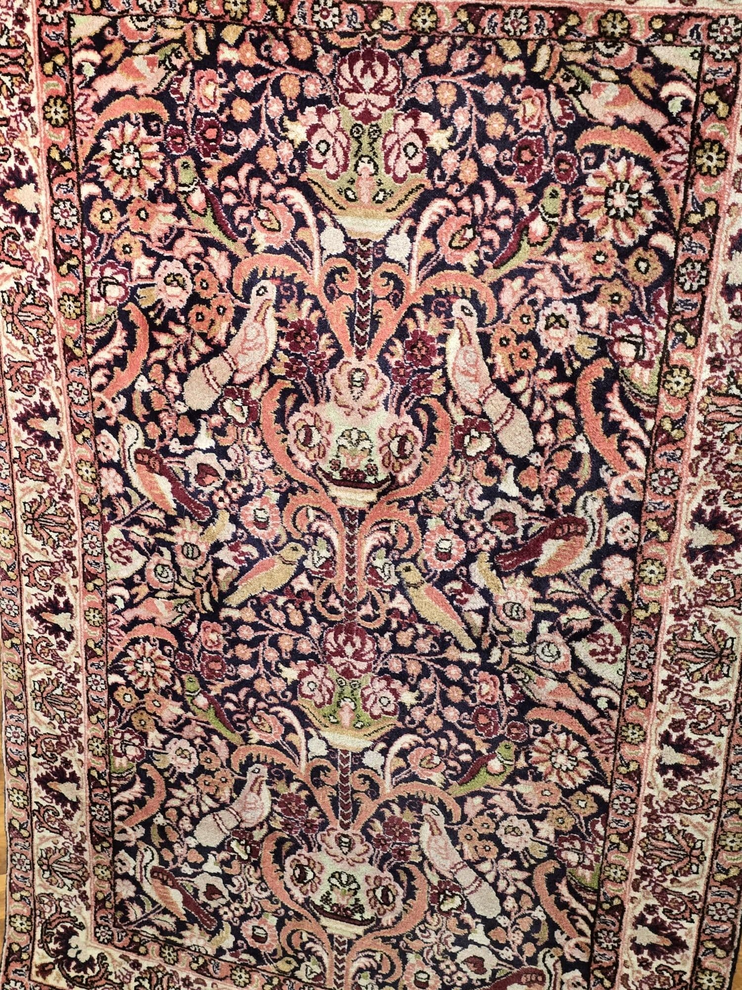 Dywan Bidjar Takab 93x150 cm, niebieski, wełna, Iran, XIX w. - 395545