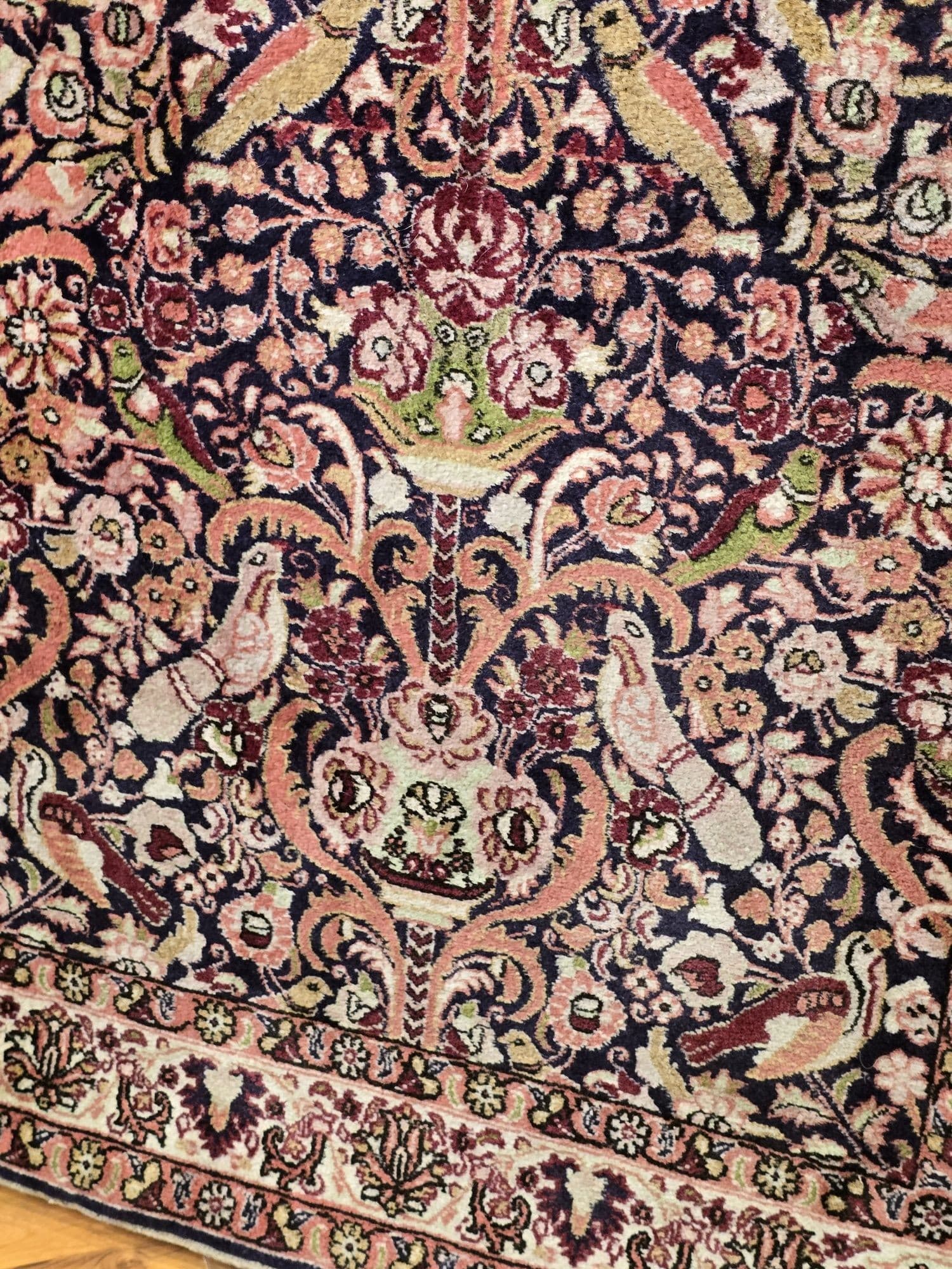 Dywan Bidjar Takab 93x150 cm, niebieski, wełna, Iran, XIX w. - 395544