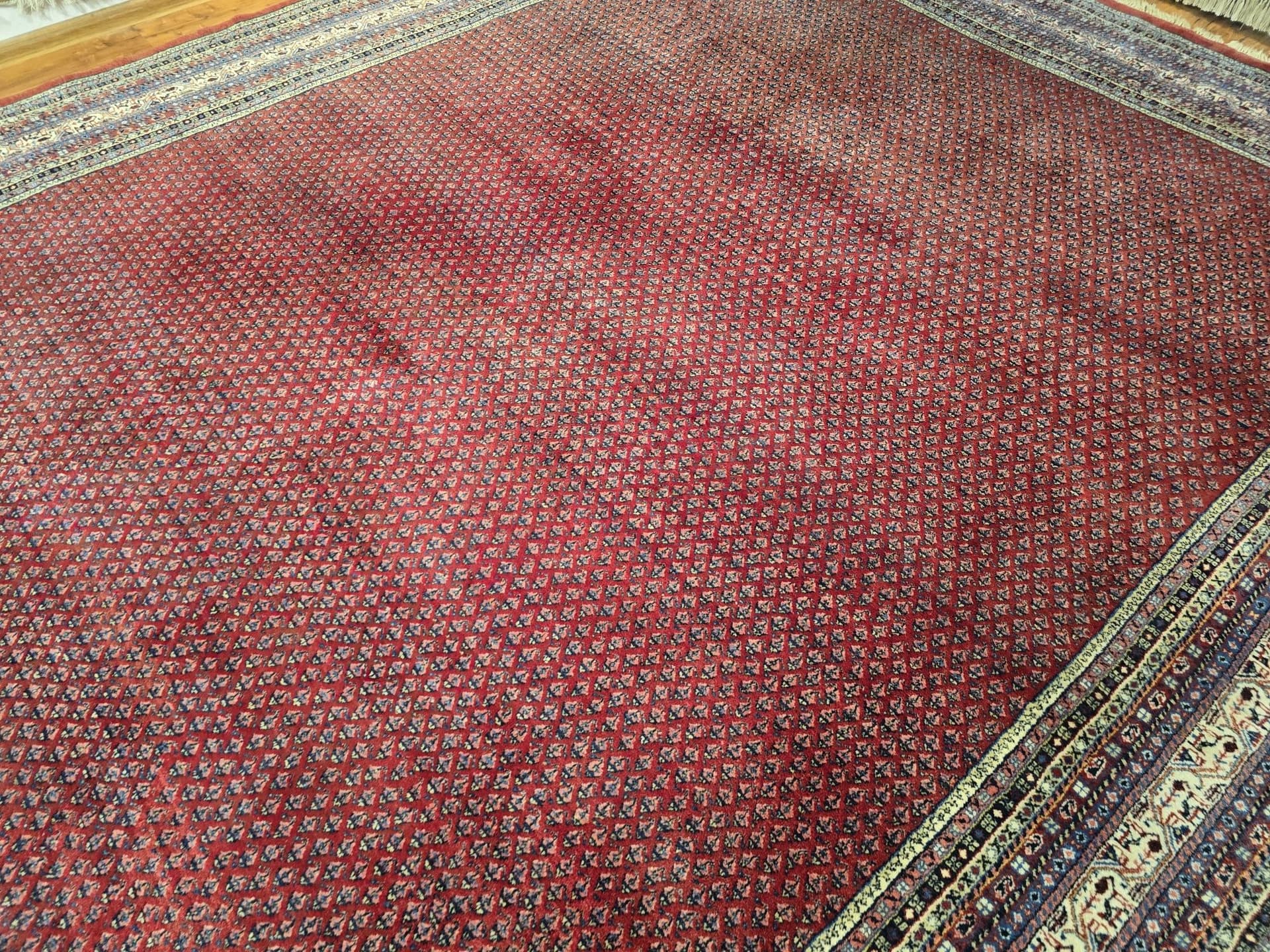 Dywan Sarough Mir, czerwony, wełna, Iran, początek XX w., 320x420 cm - 395548