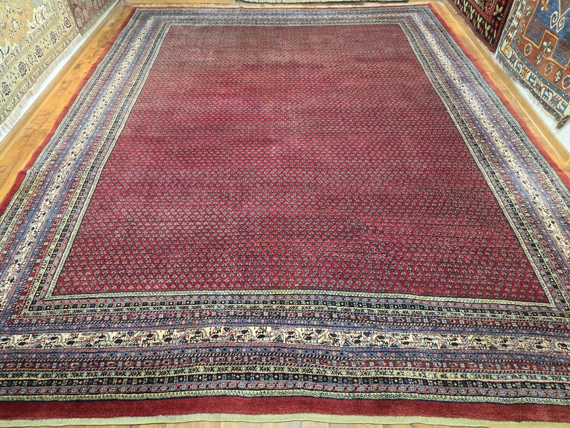 Dywan Sarough Mir, czerwony, wełna, Iran, początek XX w., 320x420 cm - 395555