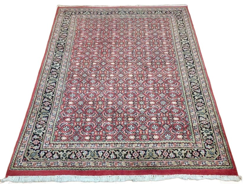 Rug Herati 180x120 cm, red, wool, India