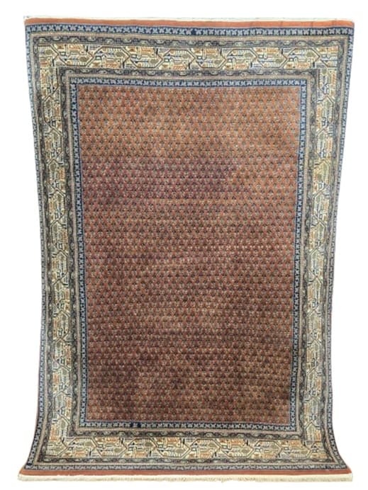Rug Indo Mir 125x185 cm, rust, wool